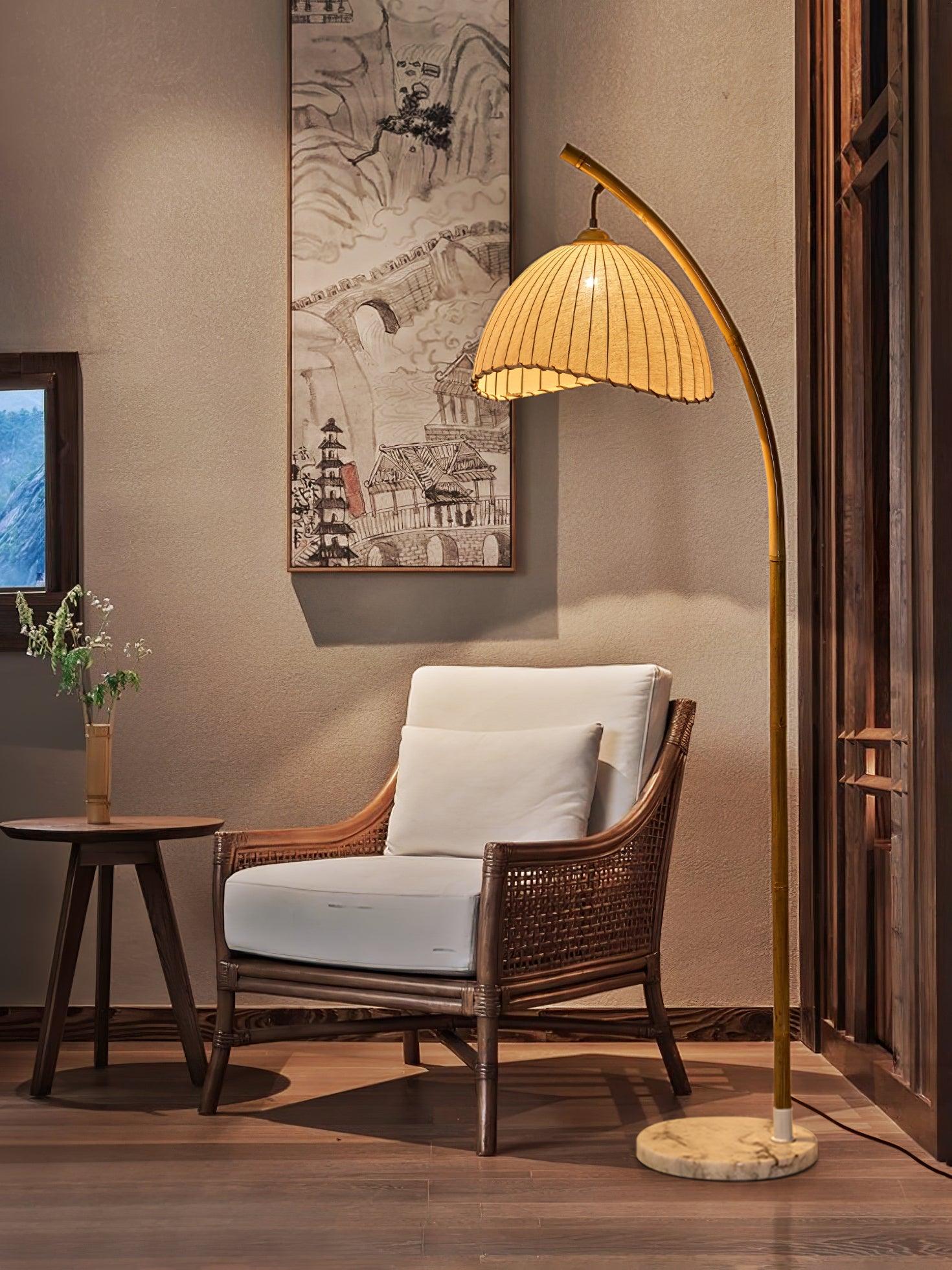 Hank Minimalist Marble Floor Lamp - Letslighting