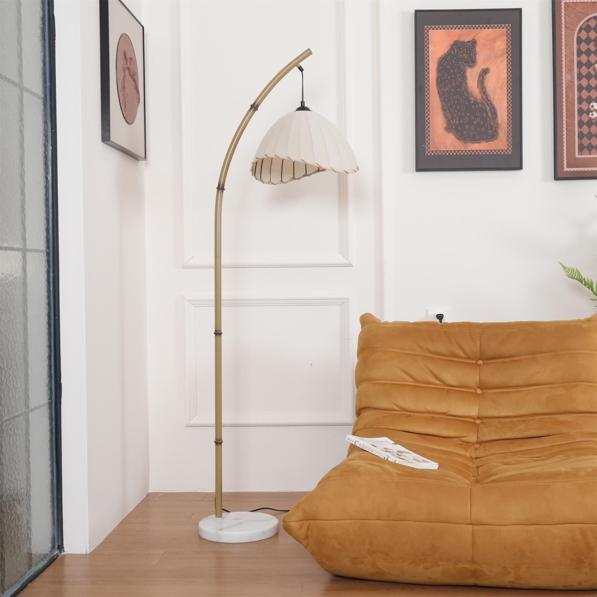 Hank Minimalist Marble Floor Lamp - Letslighting
