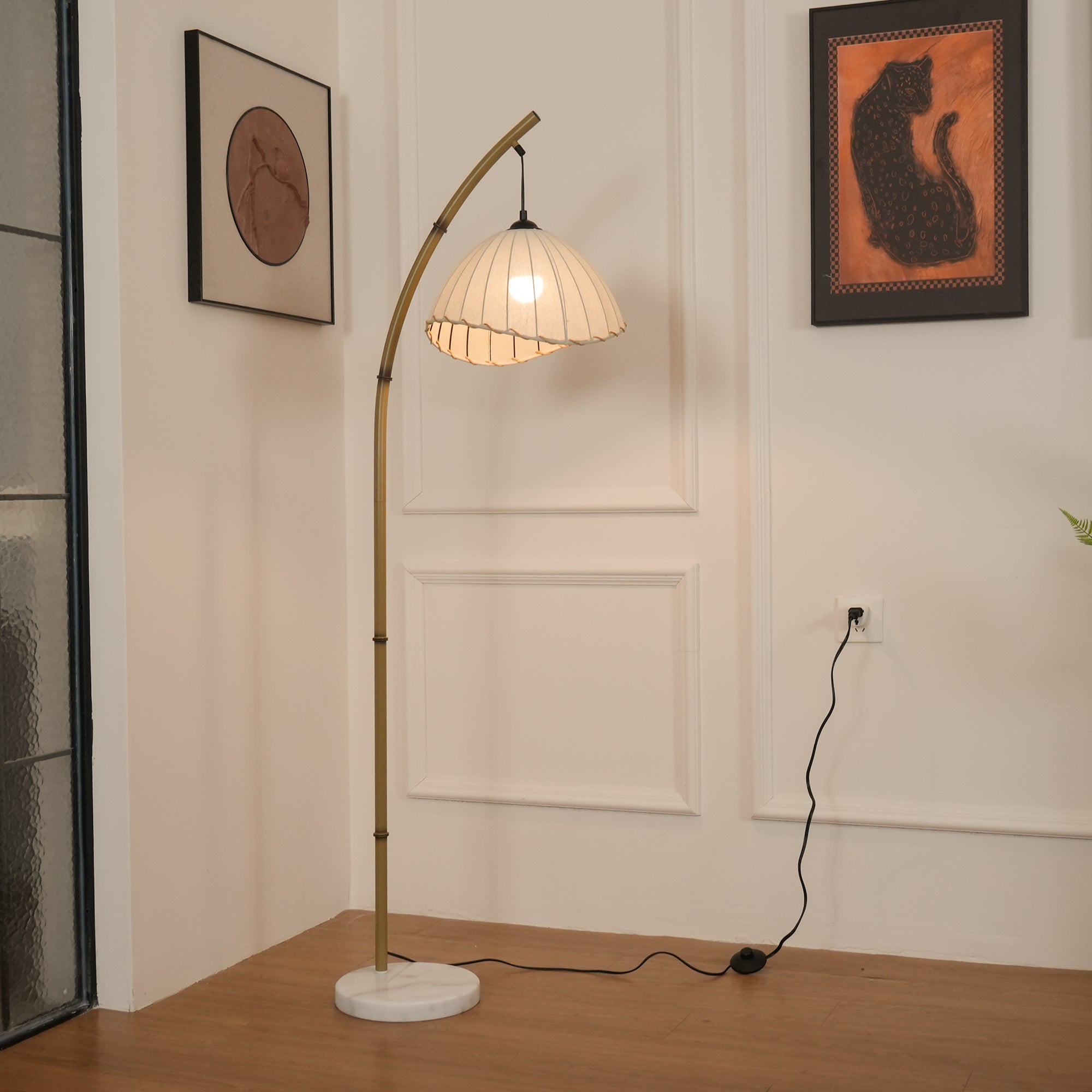 Hank Minimalist Marble Floor Lamp - Letslighting