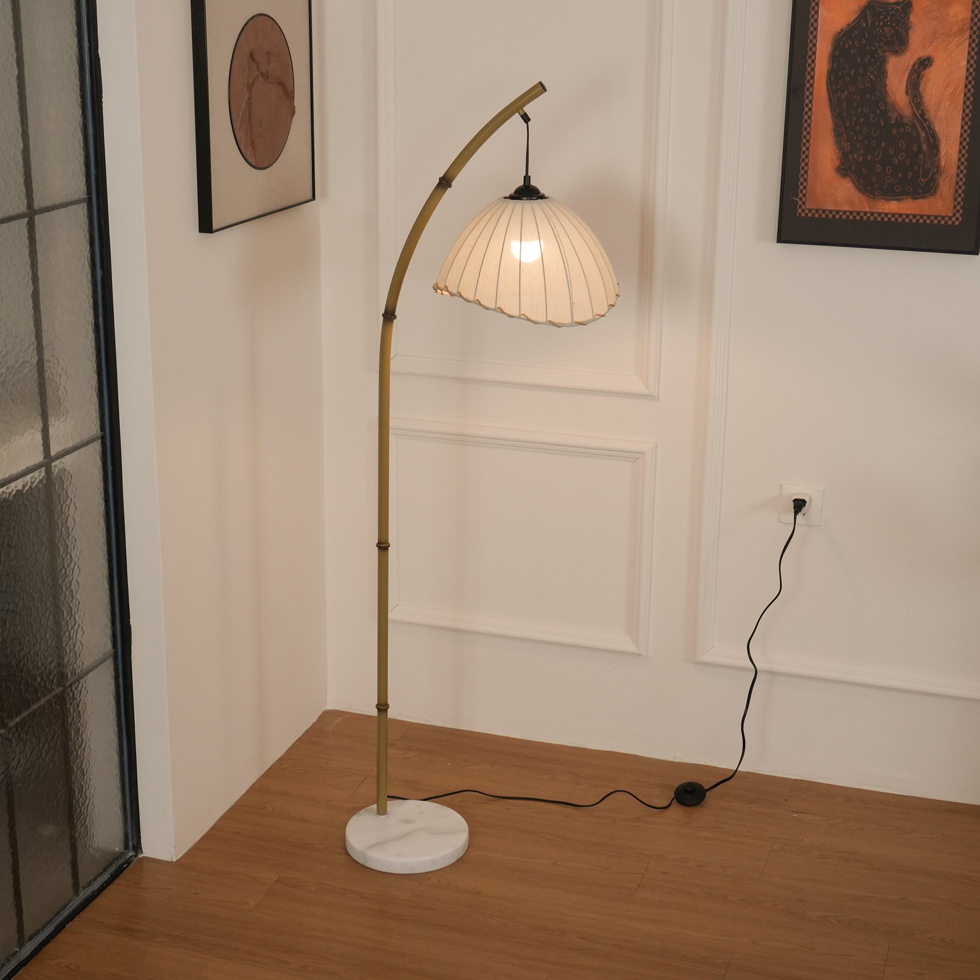 Hank Minimalist Marble Floor Lamp - Letslighting