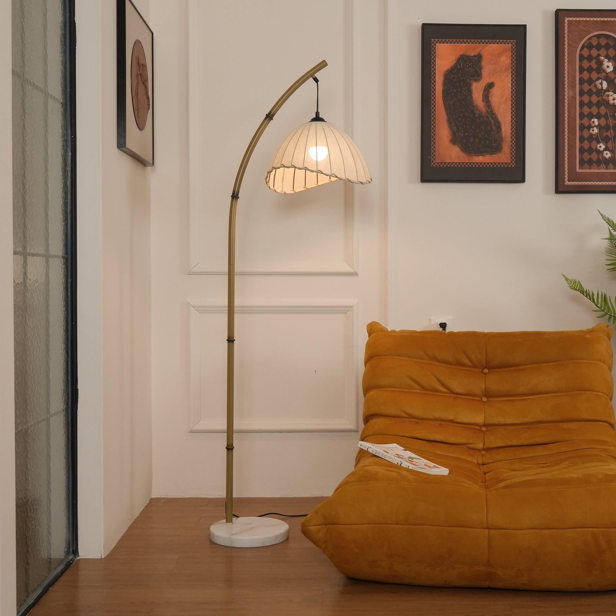 Hank Minimalist Marble Floor Lamp - Letslighting