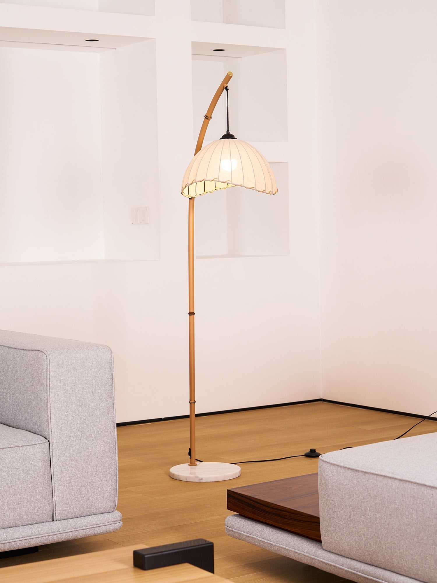 Hank Minimalist Marble Floor Lamp - Letslighting