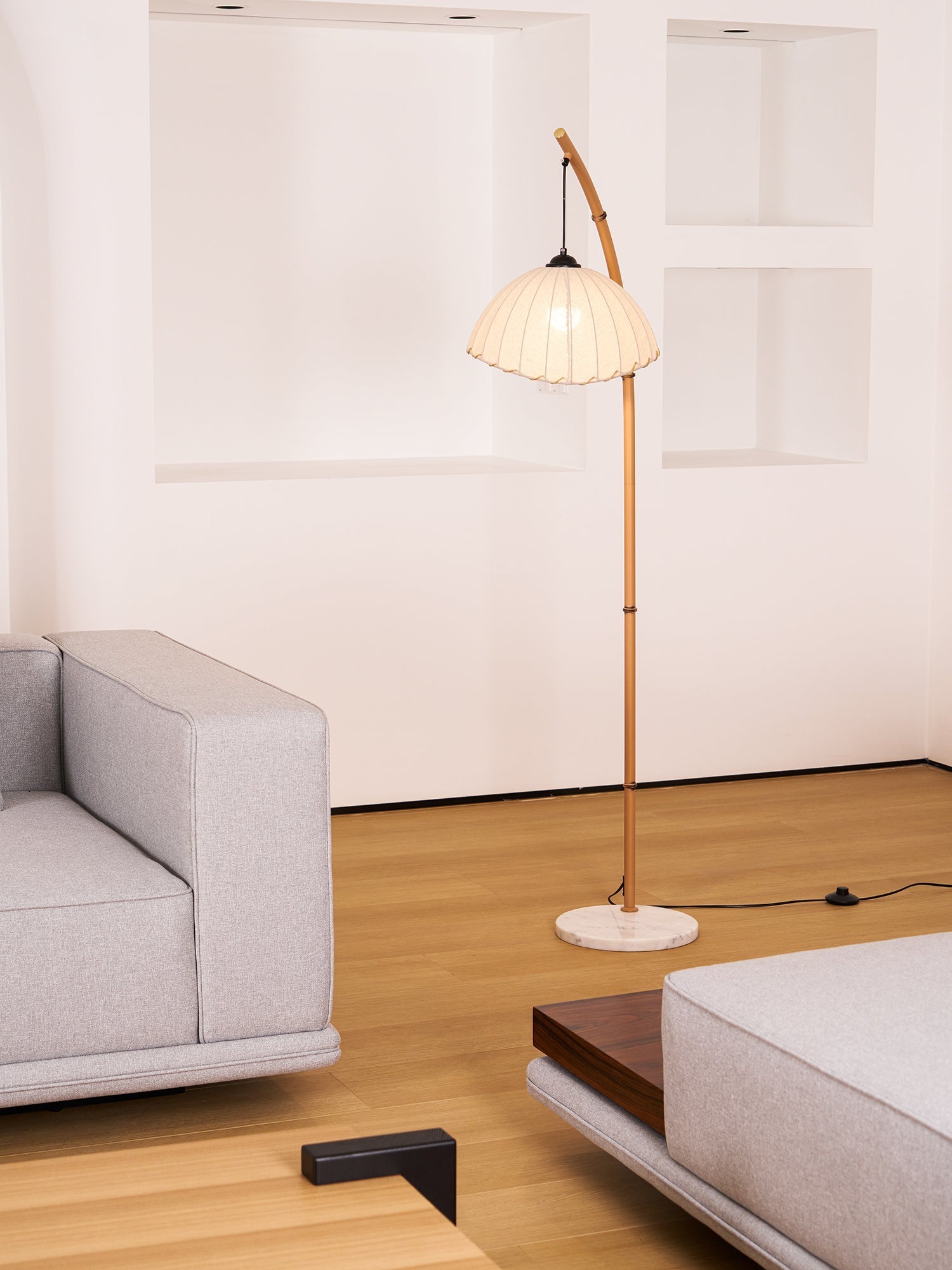 Hank Minimalist Marble Floor Lamp - Letslighting