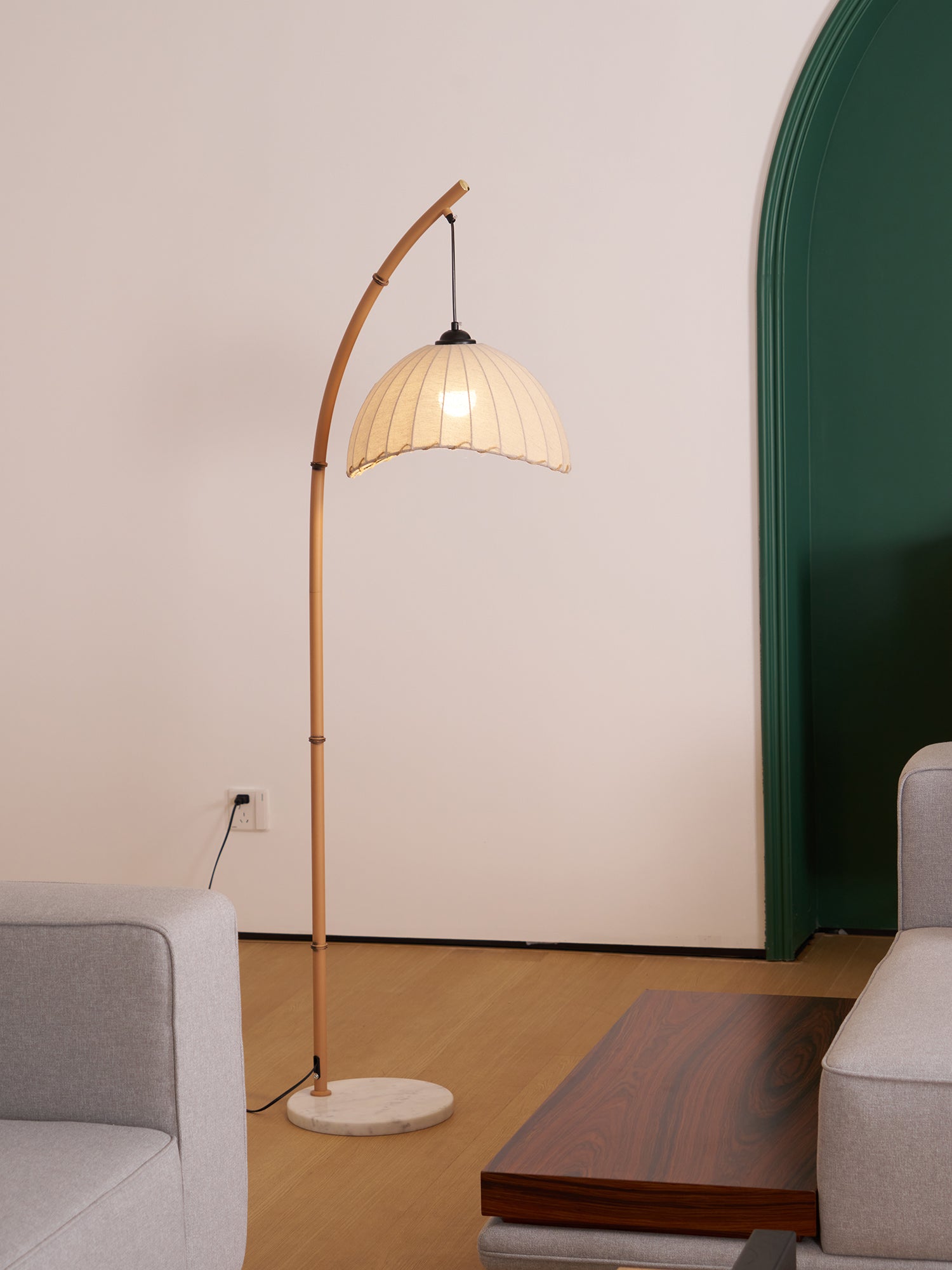 Hank Minimalist Marble Floor Lamp - Letslighting