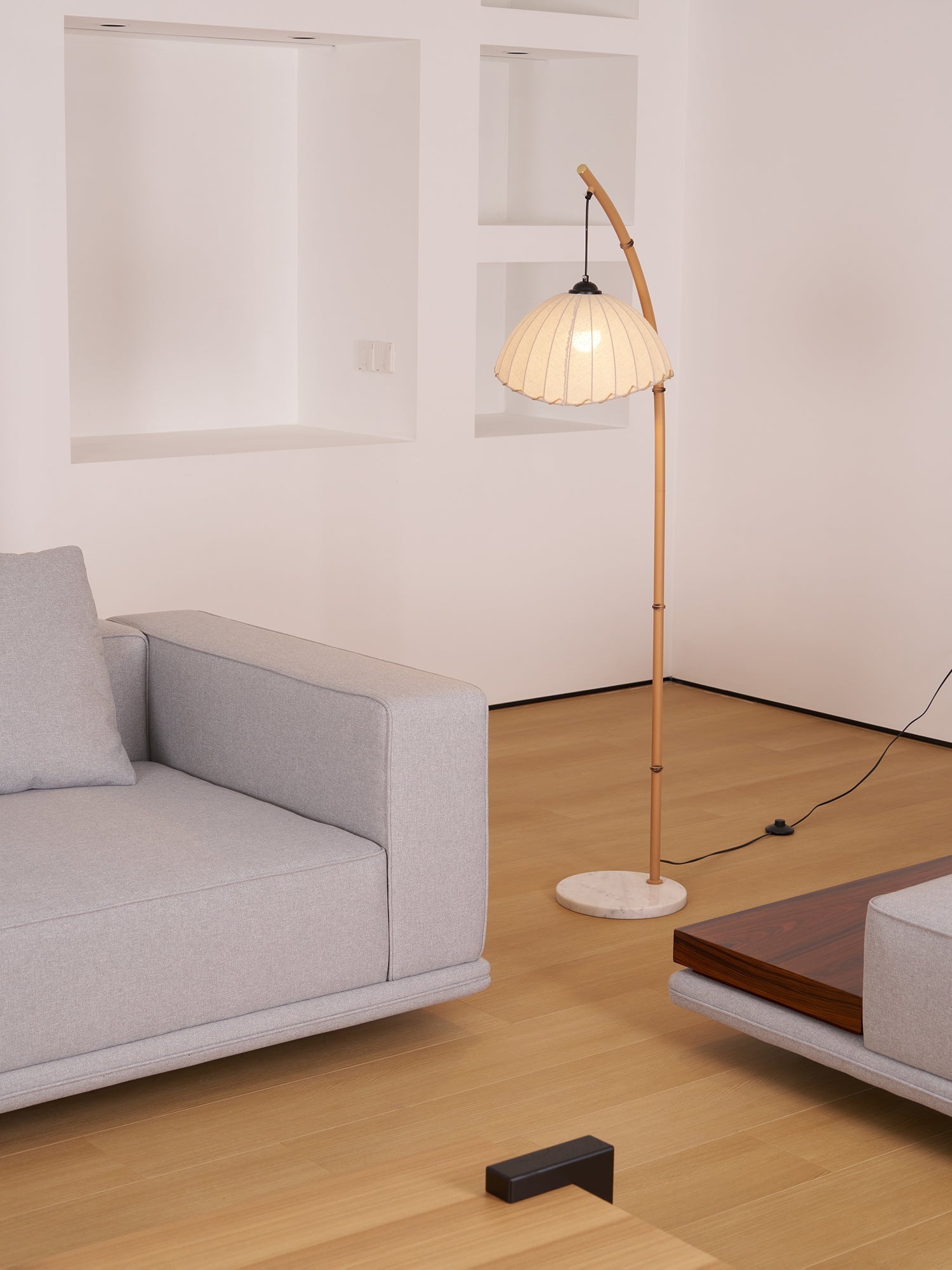 Hank Minimalist Marble Floor Lamp - Letslighting