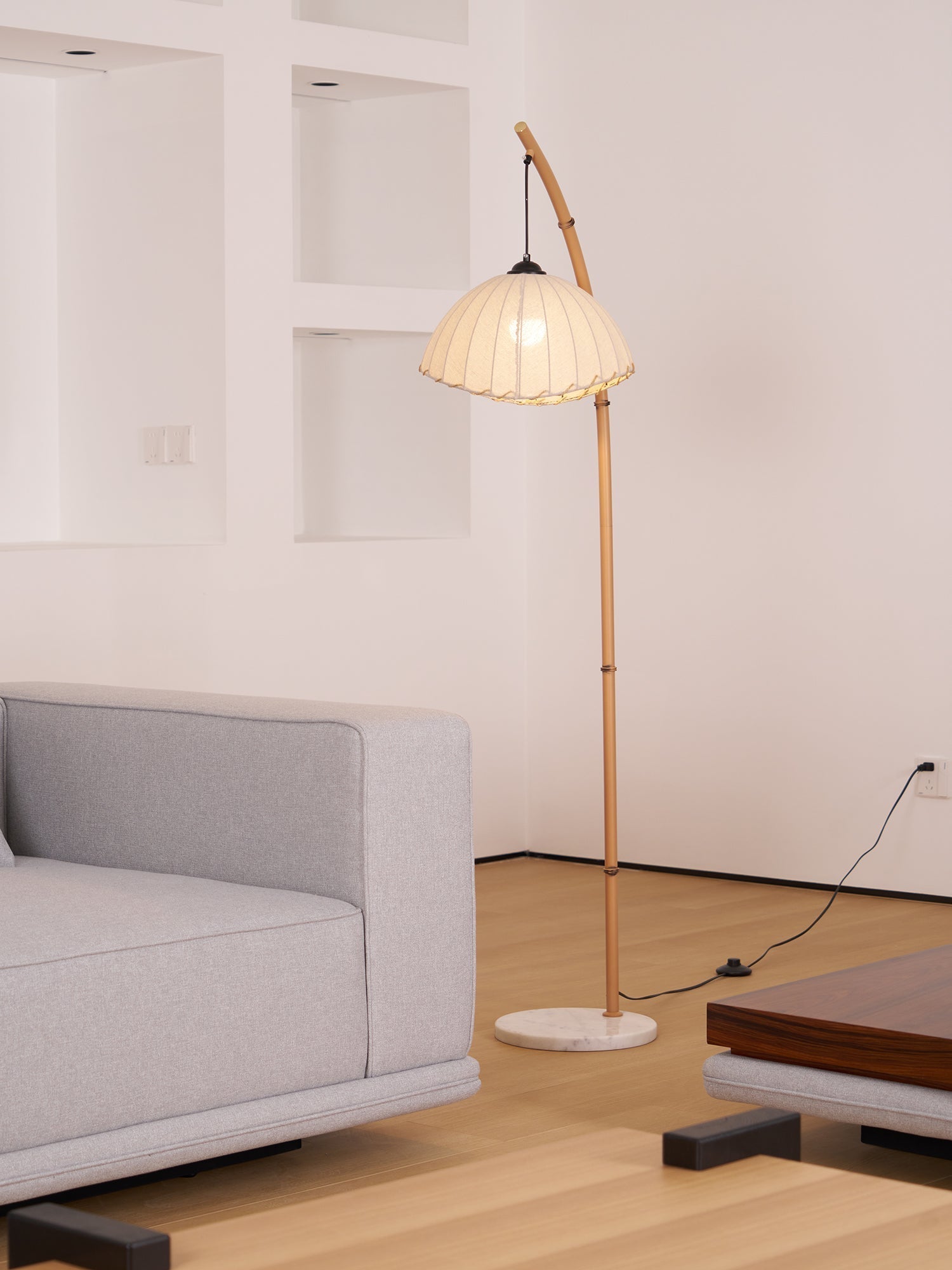 Hank Minimalist Marble Floor Lamp - Letslighting