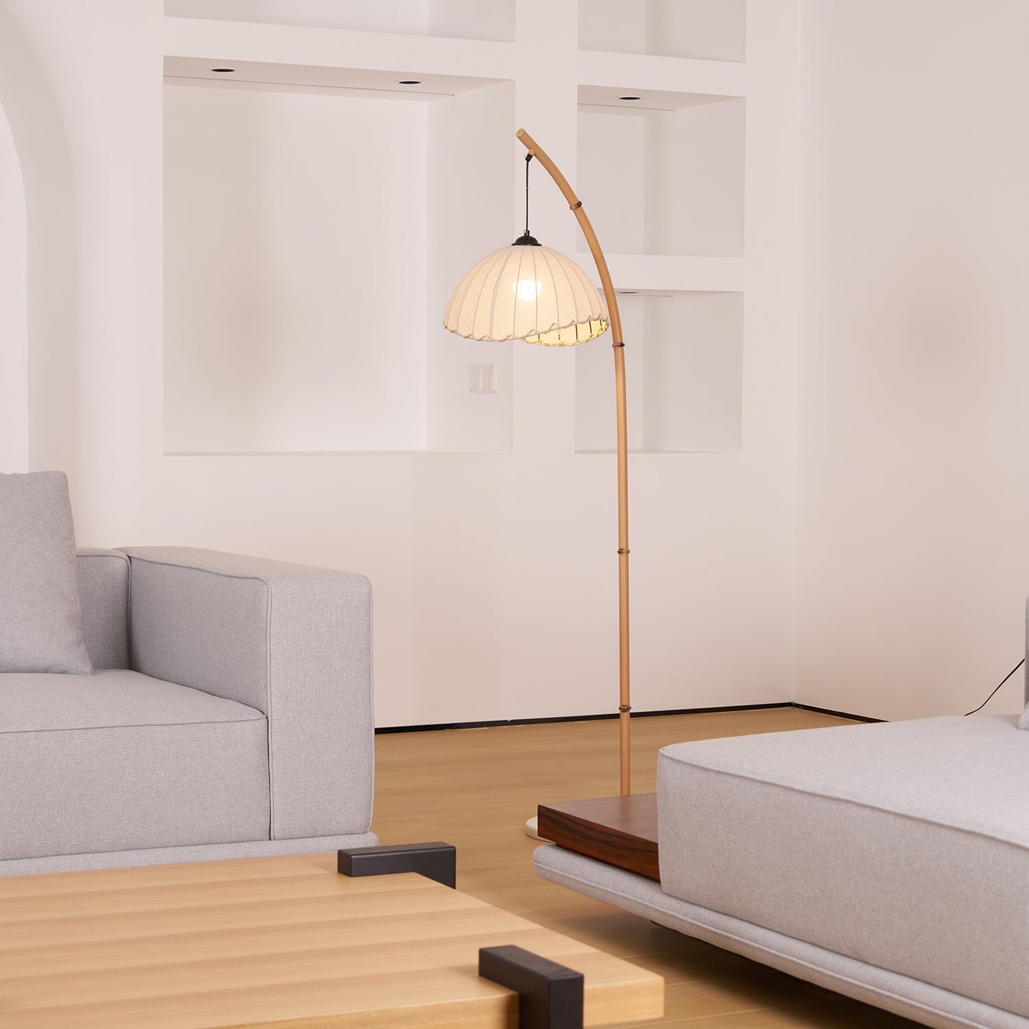 Hank Minimalist Marble Floor Lamp - Letslighting