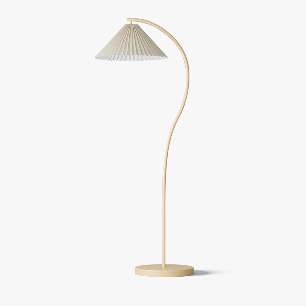 Mytalil Modern Curved Fabric Floor Lamp - Letslighting