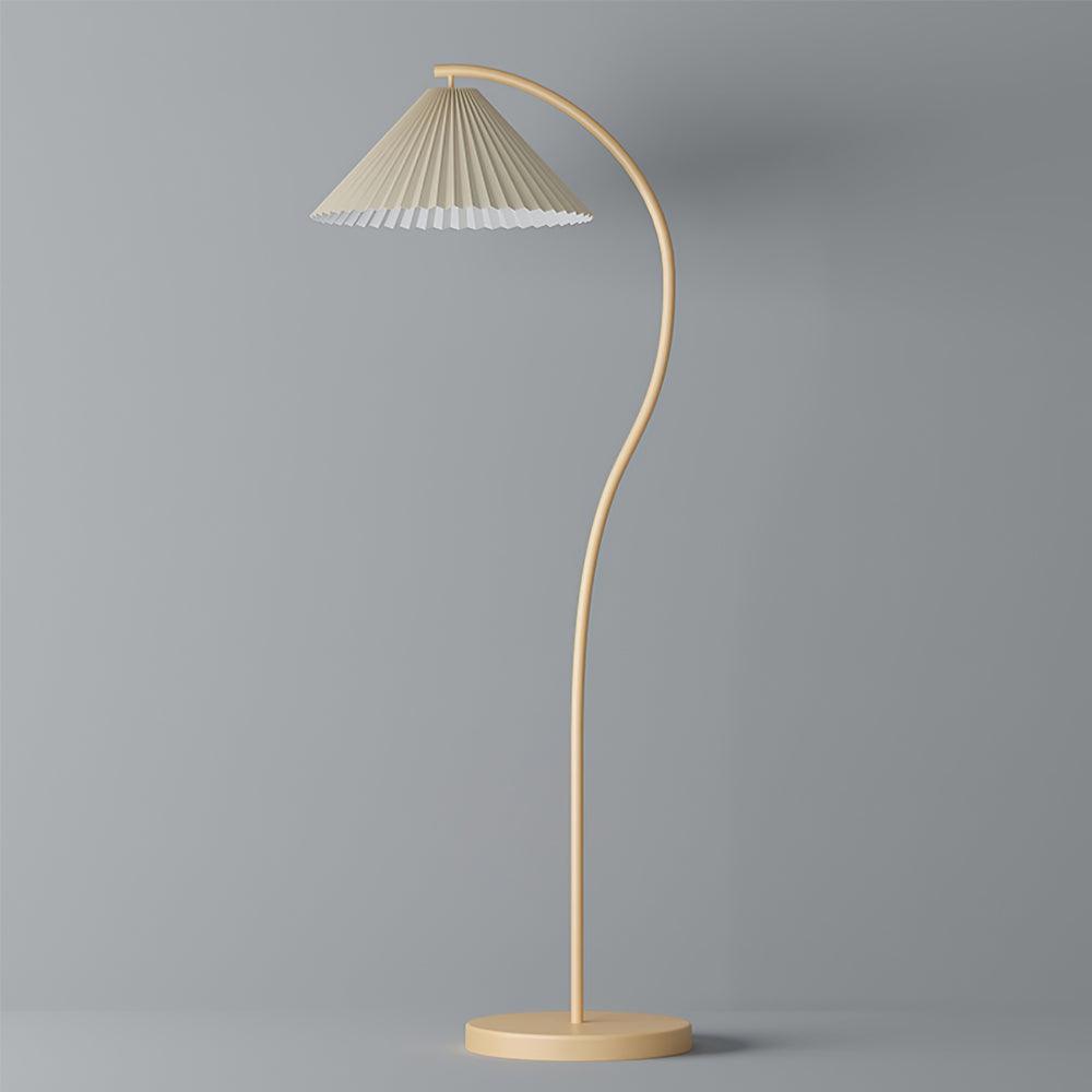Mytalil Modern Curved Fabric Floor Lamp - Letslighting
