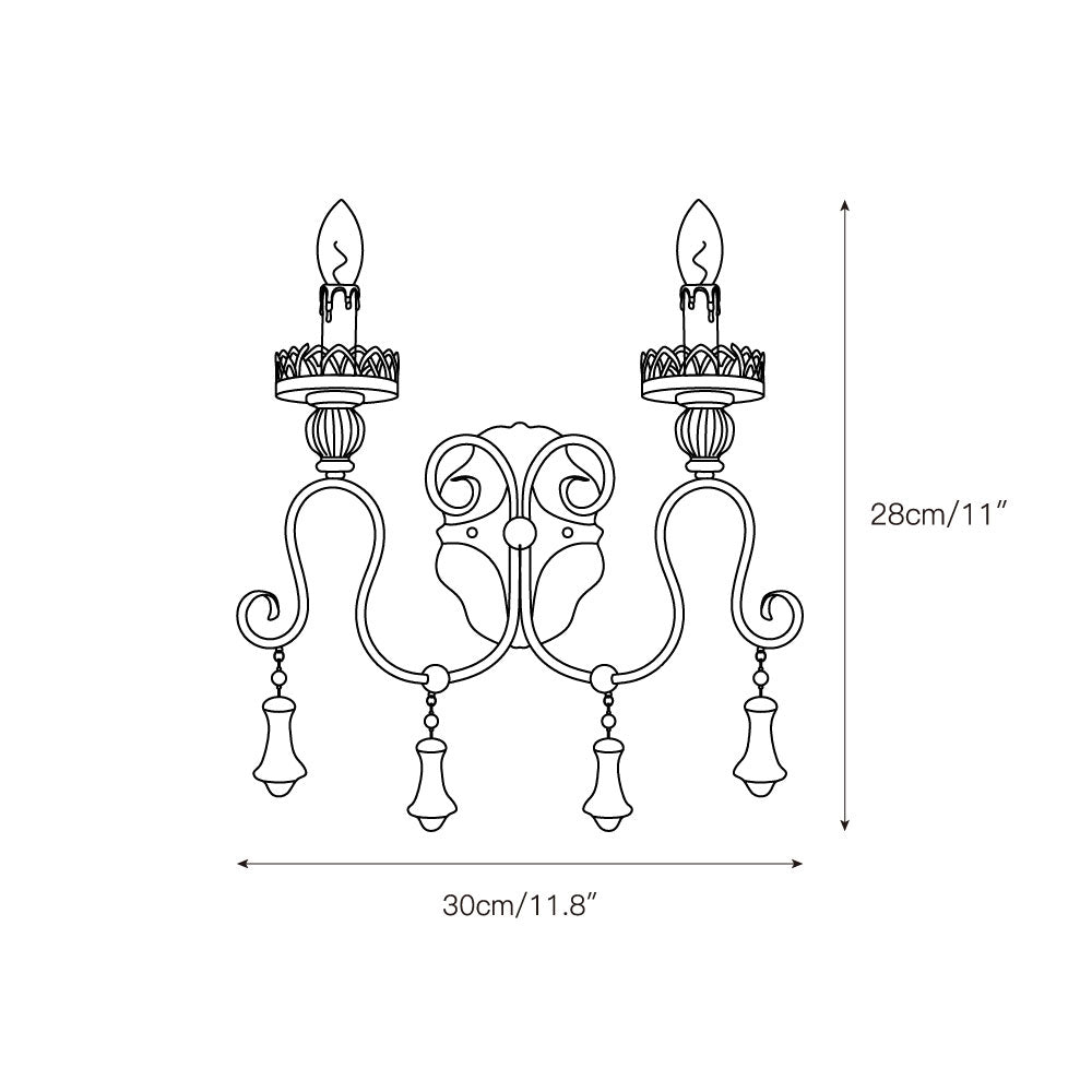Zodorila Vintage Industrial Sconce Wall Lamp - Letslighting