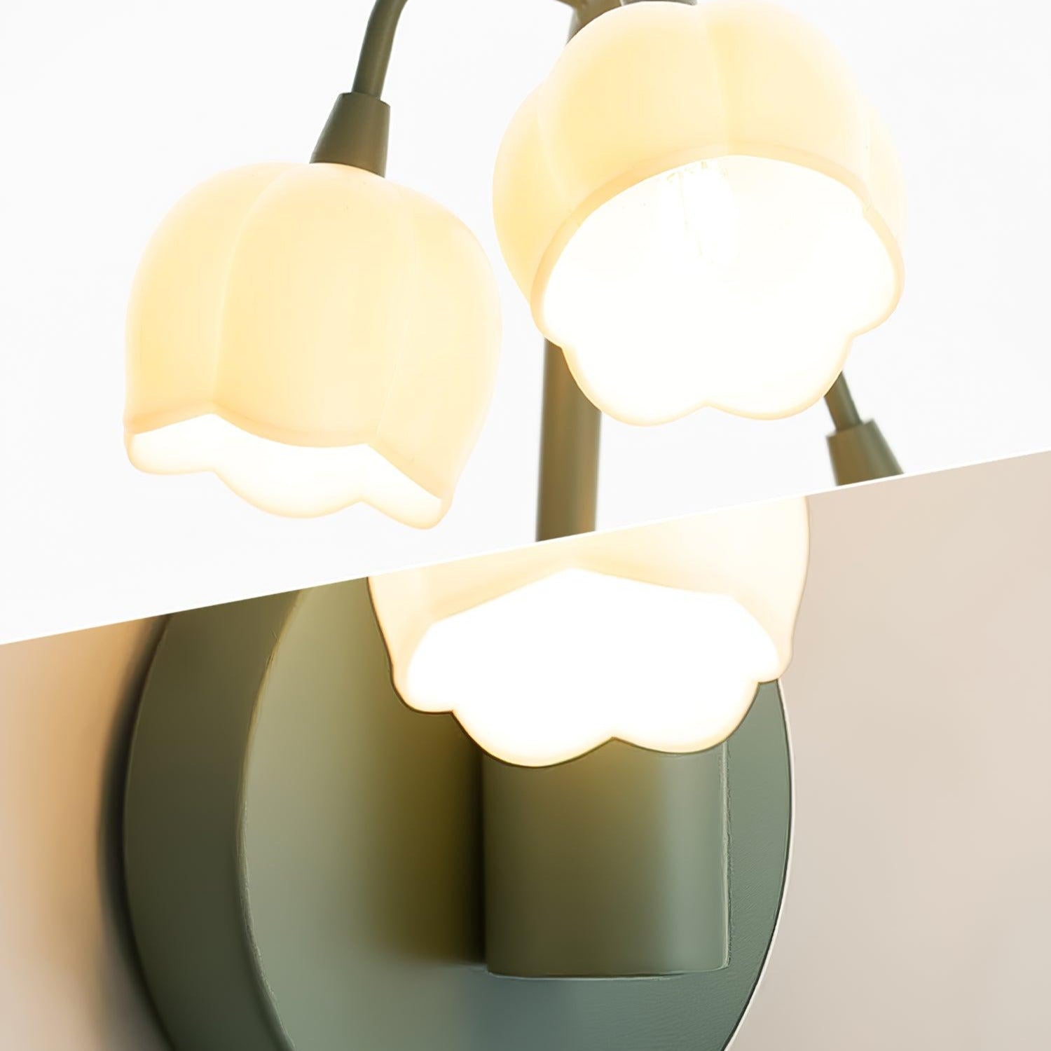 Aira Natural Orchid Indoor Wall Lamp - Letslighting