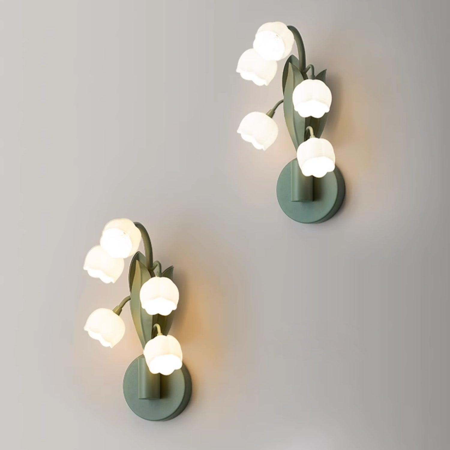 Aira Natural Orchid Indoor Wall Lamp - Letslighting