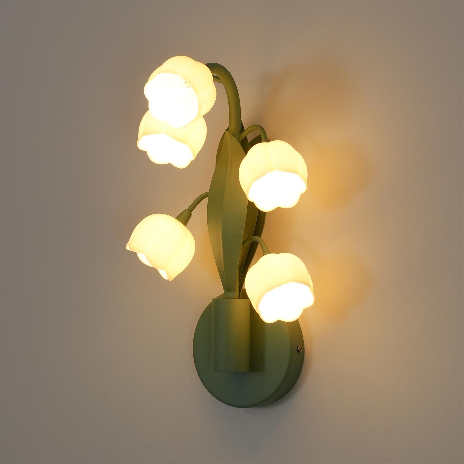 Aira Natural Orchid Indoor Wall Lamp - Letslighting