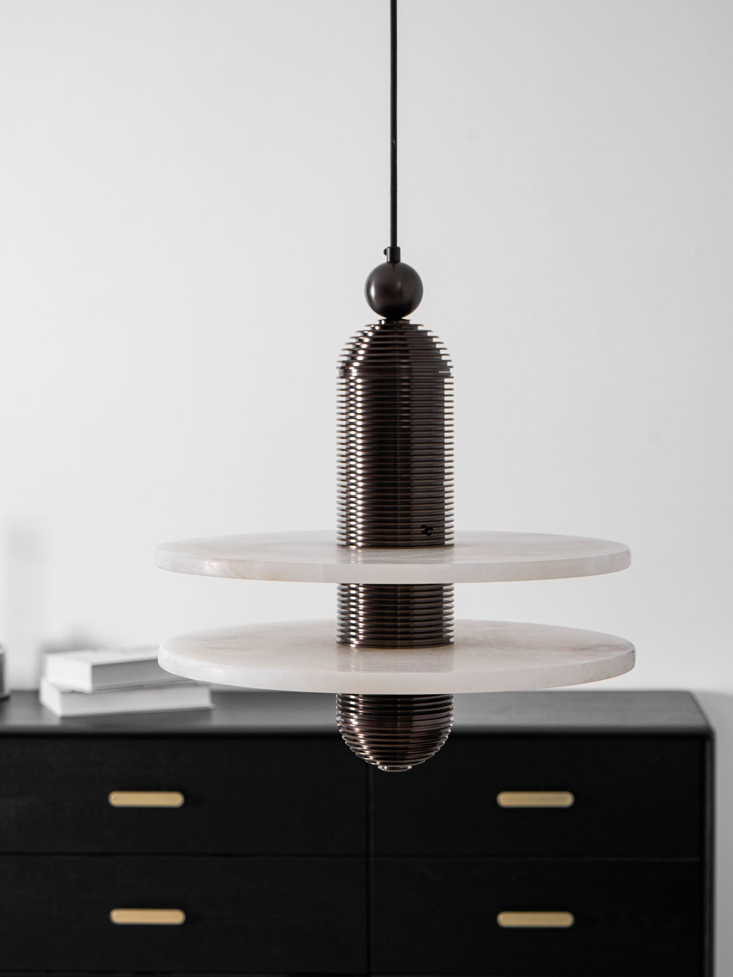 Saturn Modern Alabaster Pendant Light
