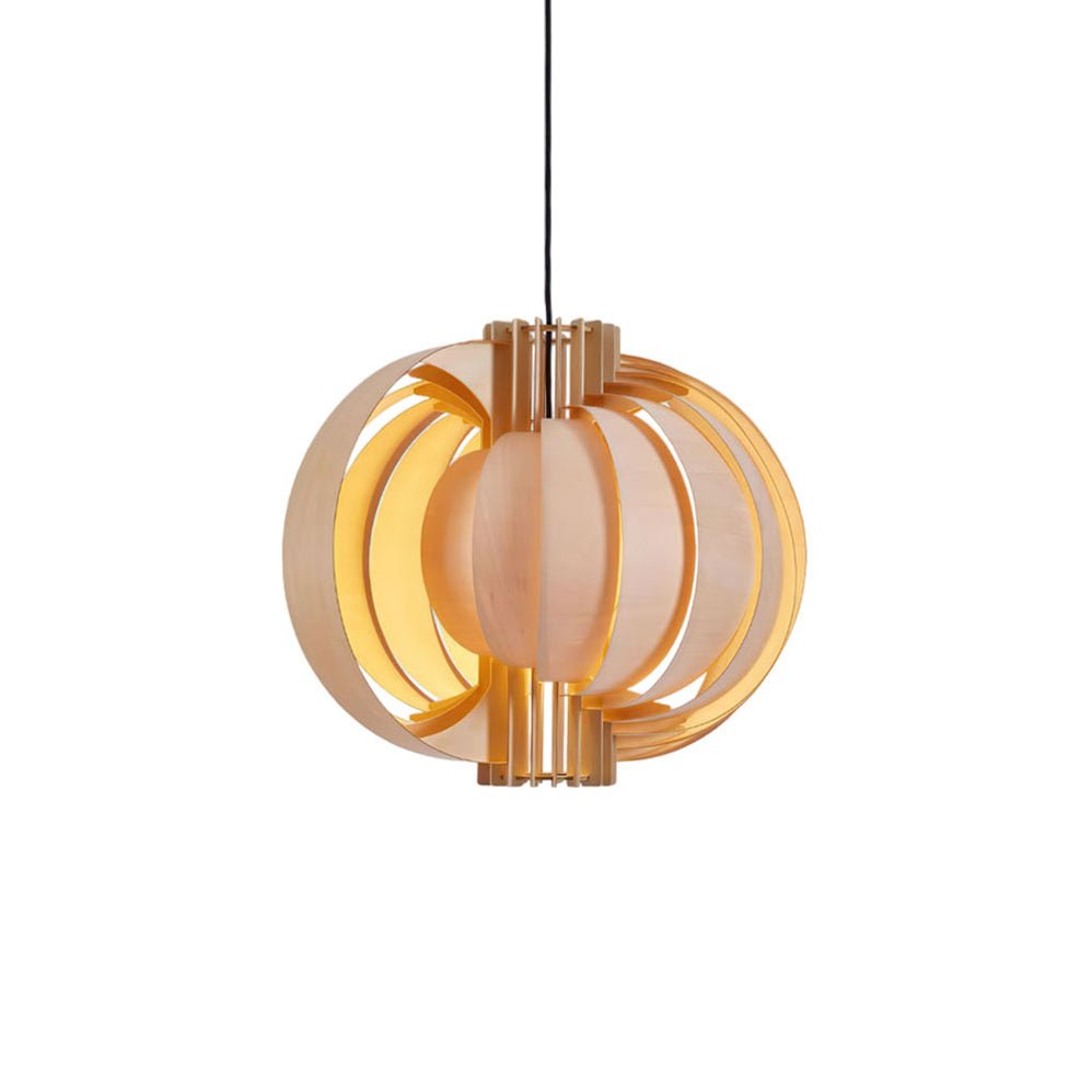 Ivraeus Premium Elegance Ring Wood Pendant Light - Letslighting