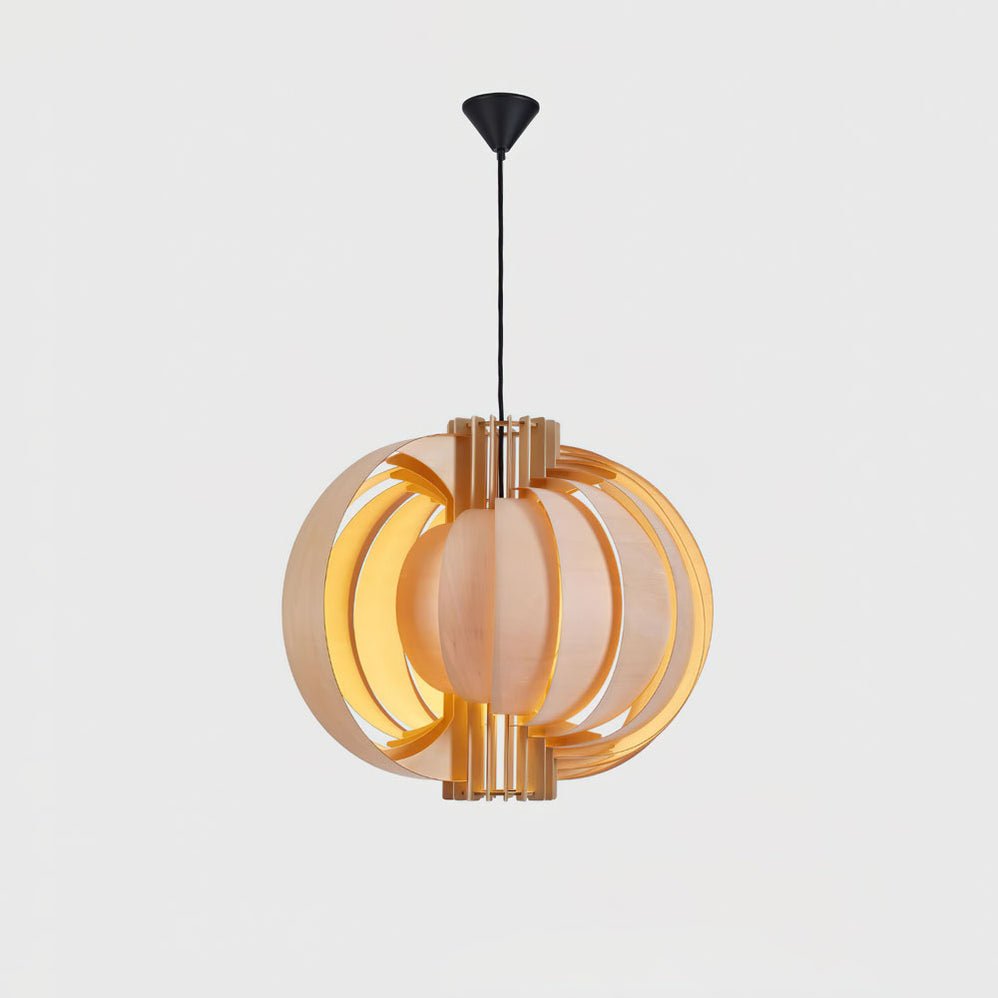 Ivraeus Premium Elegance Ring Wood Pendant Light - Letslighting