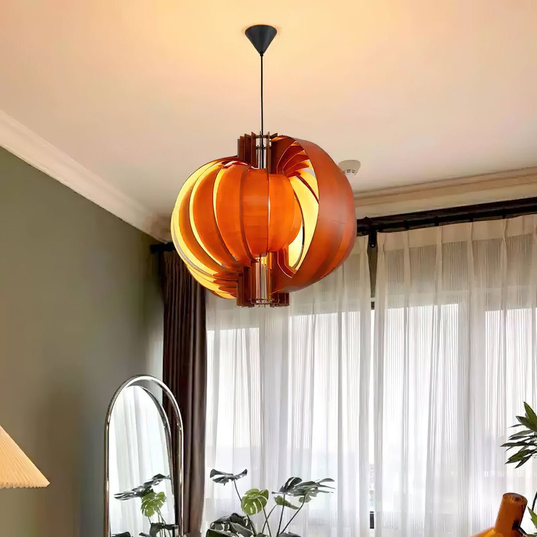 Ivraeus Premium Elegance Ring Wood Pendant Light - Letslighting