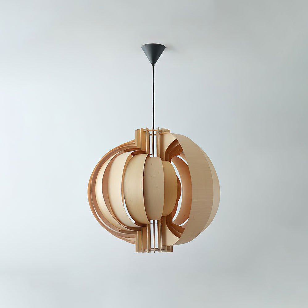 Ivraeus Premium Elegance Ring Wood Pendant Light - Letslighting
