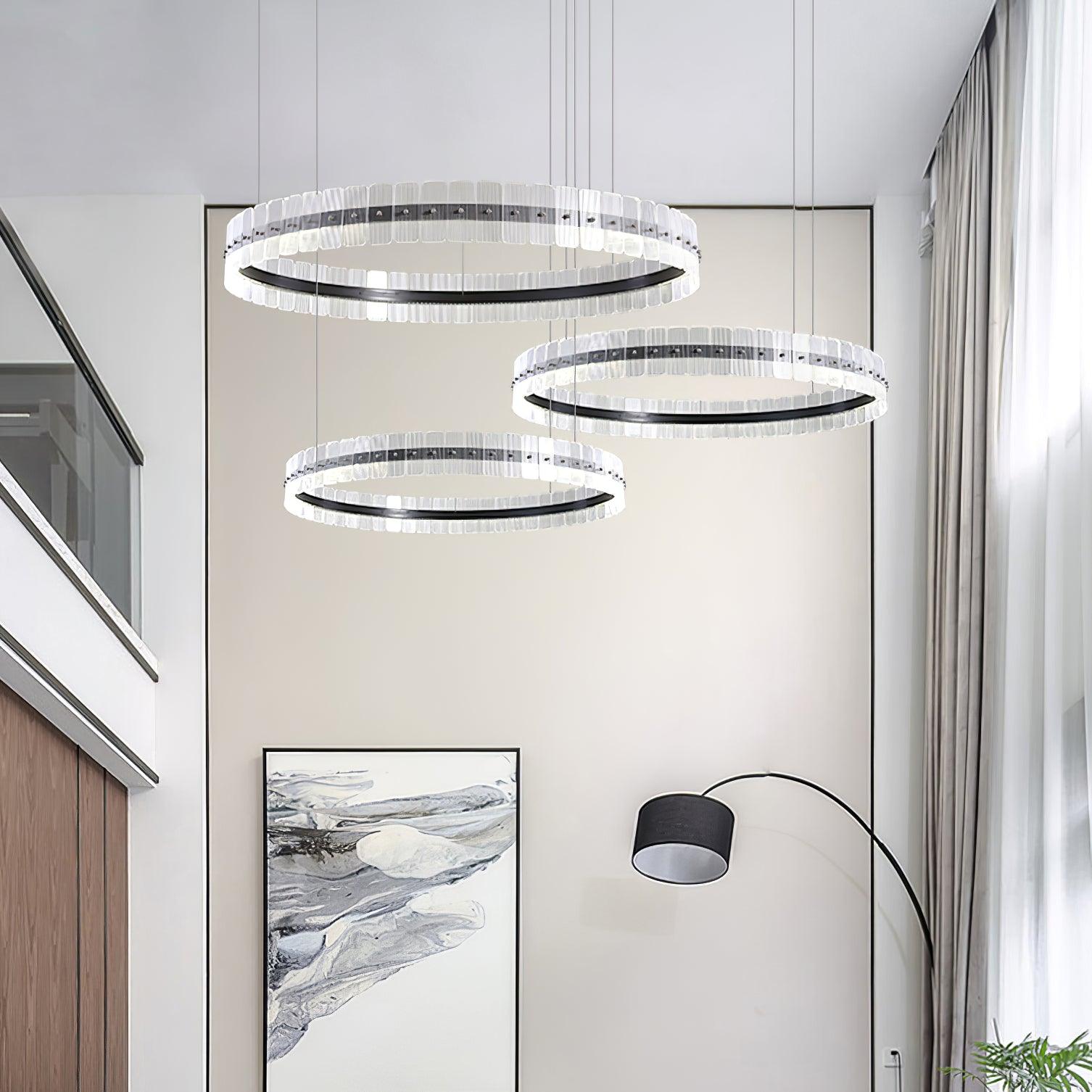 Lustra Chandelier Saturno LED with Acrylic Blocks - Letslighting