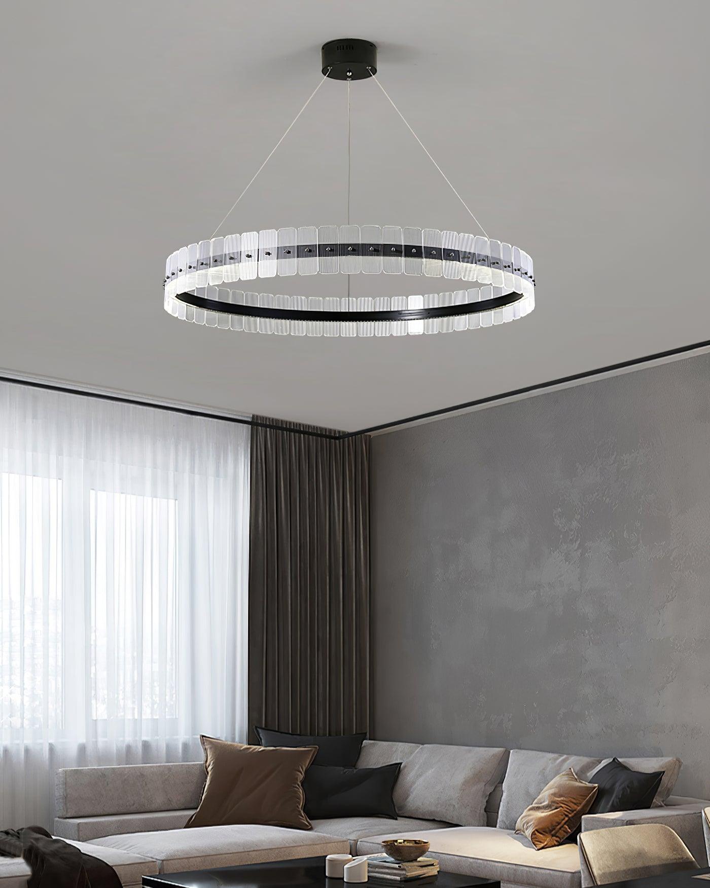 Lustra Chandelier Saturno LED with Acrylic Blocks - Letslighting