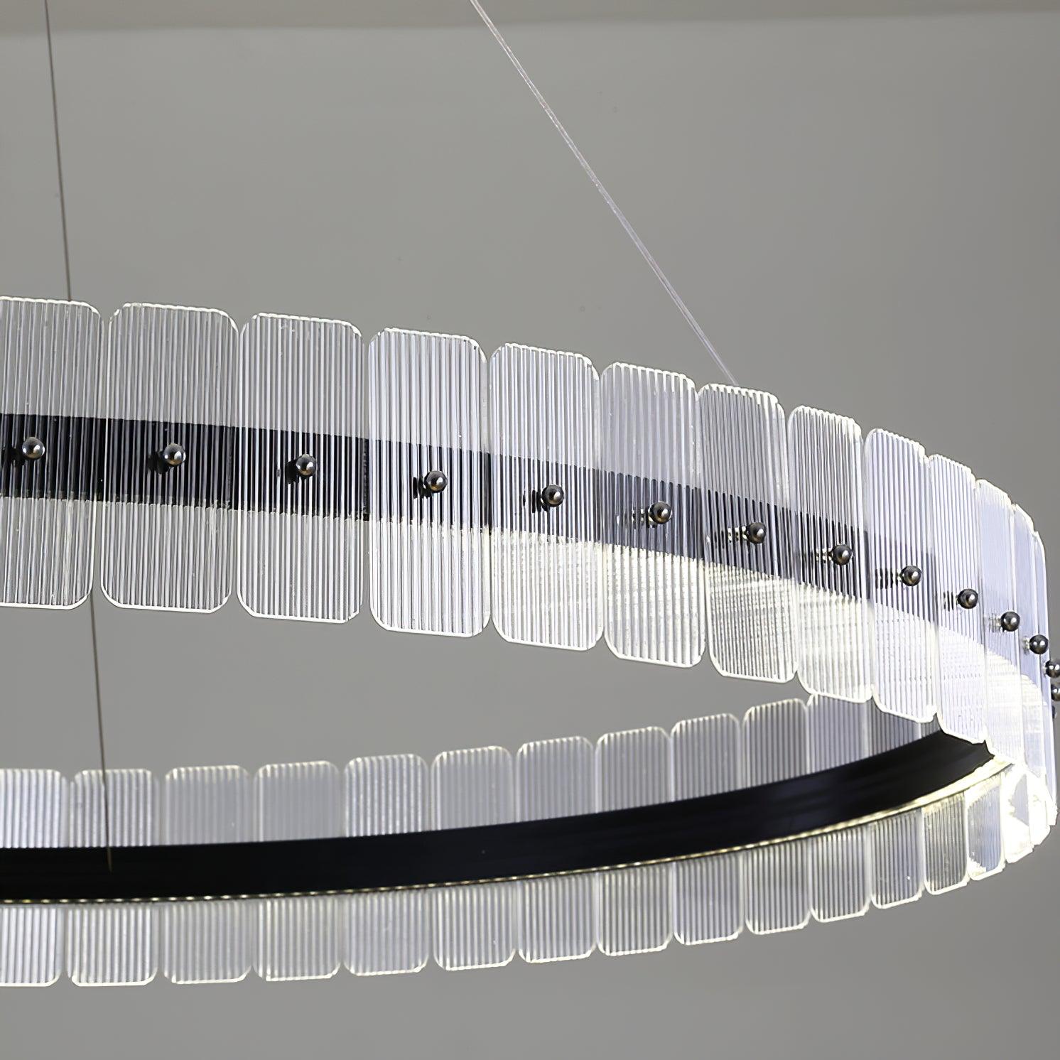 Lustra Chandelier Saturno LED with Acrylic Blocks - Letslighting