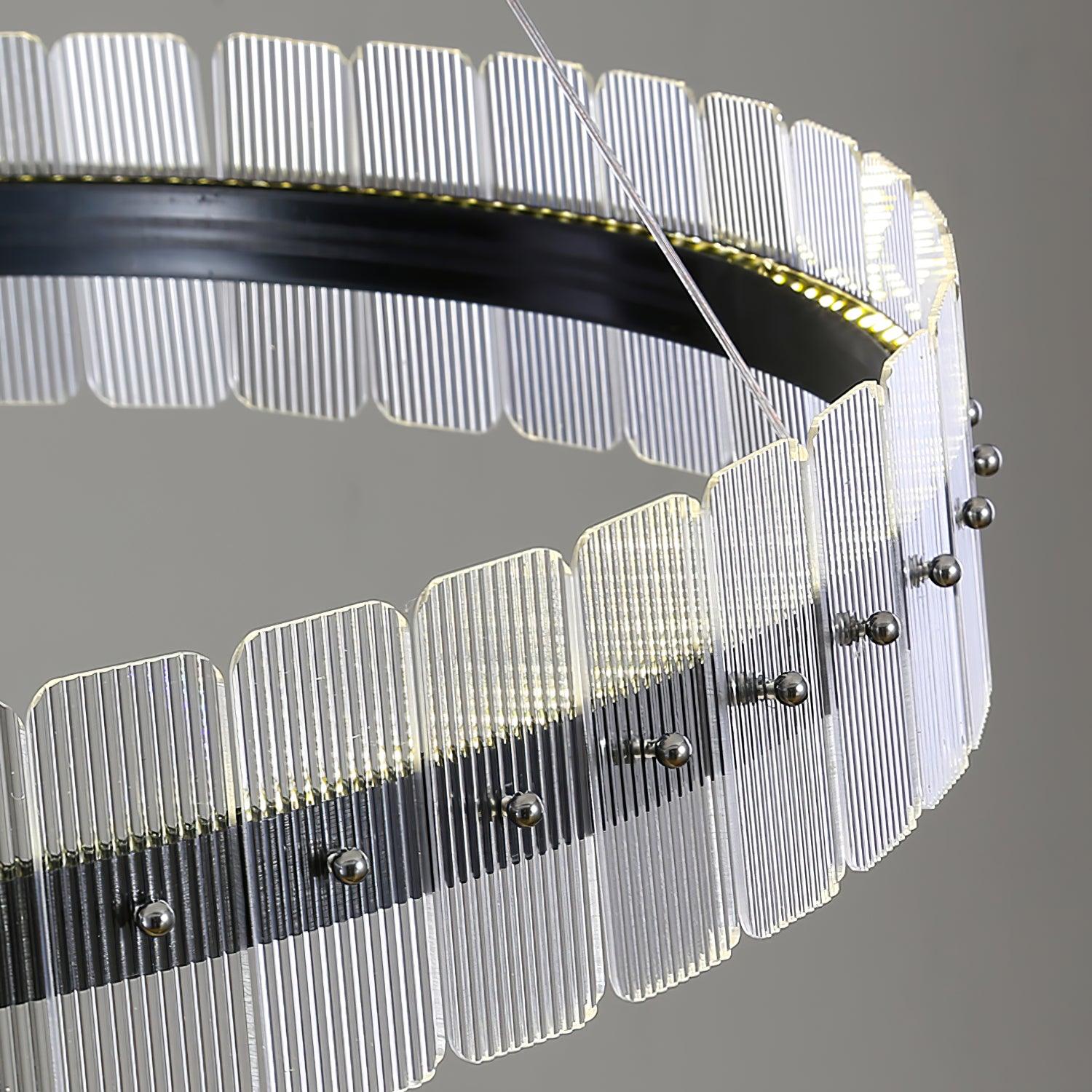 Lustra Chandelier Saturno LED with Acrylic Blocks - Letslighting