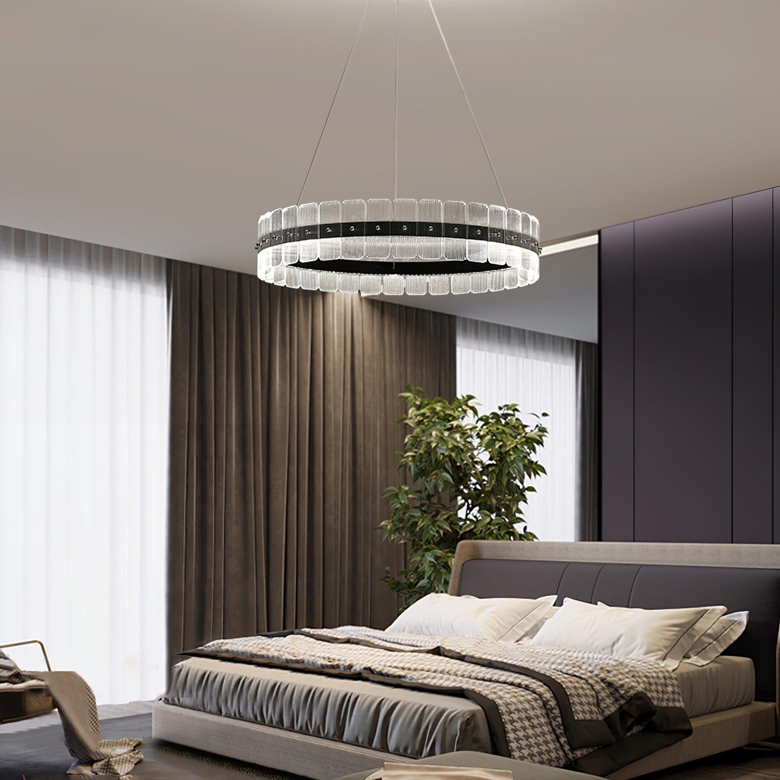 Lustra Chandelier Saturno LED with Acrylic Blocks - Letslighting