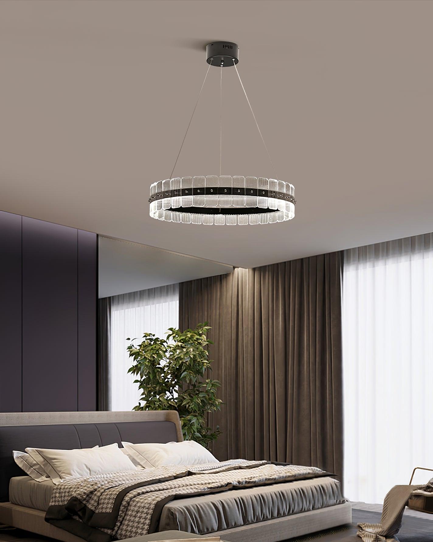 Lustra Chandelier Saturno LED with Acrylic Blocks - Letslighting