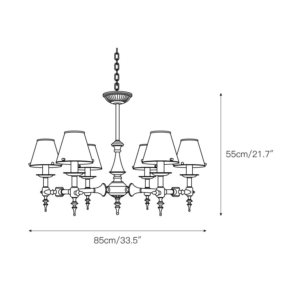 Comarion Vintage Traditional Chandelier - Letslighting