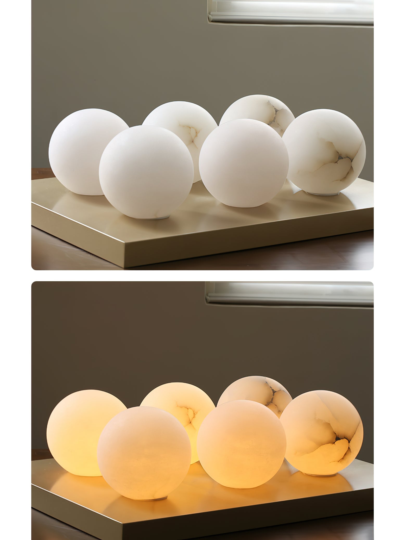 Uphaara Modern Minimalist Alabaster Pendant Light - Letslighting