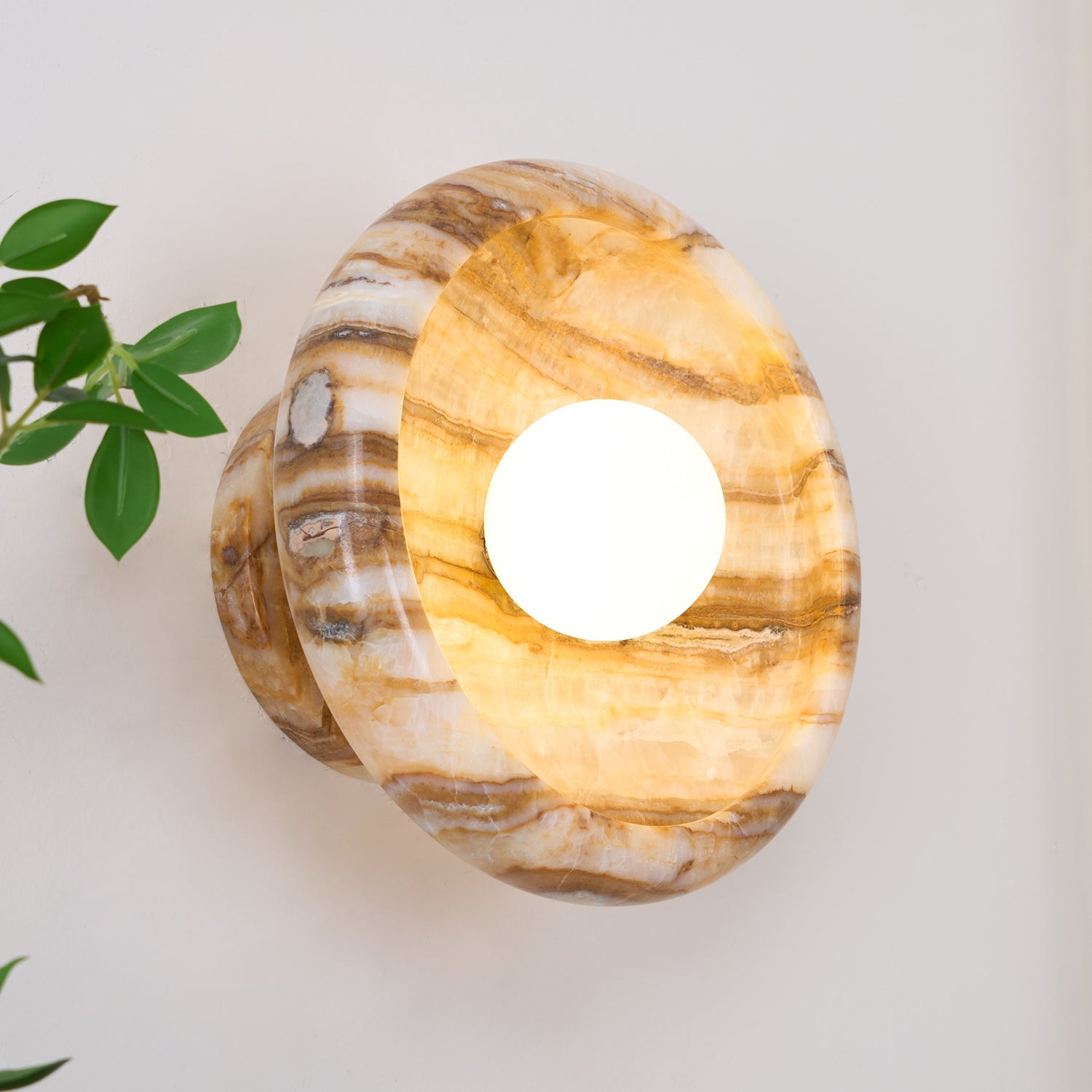 Onvix Natural Onyx Wall Light - Letslighting