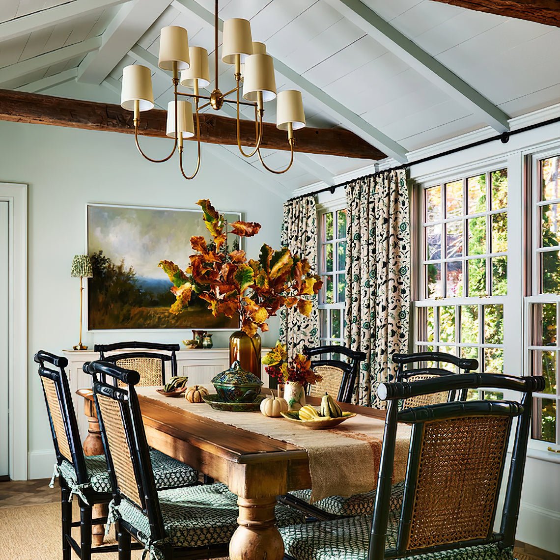 Lustra Chandelier Vendome Brass White Shade - Letslighting