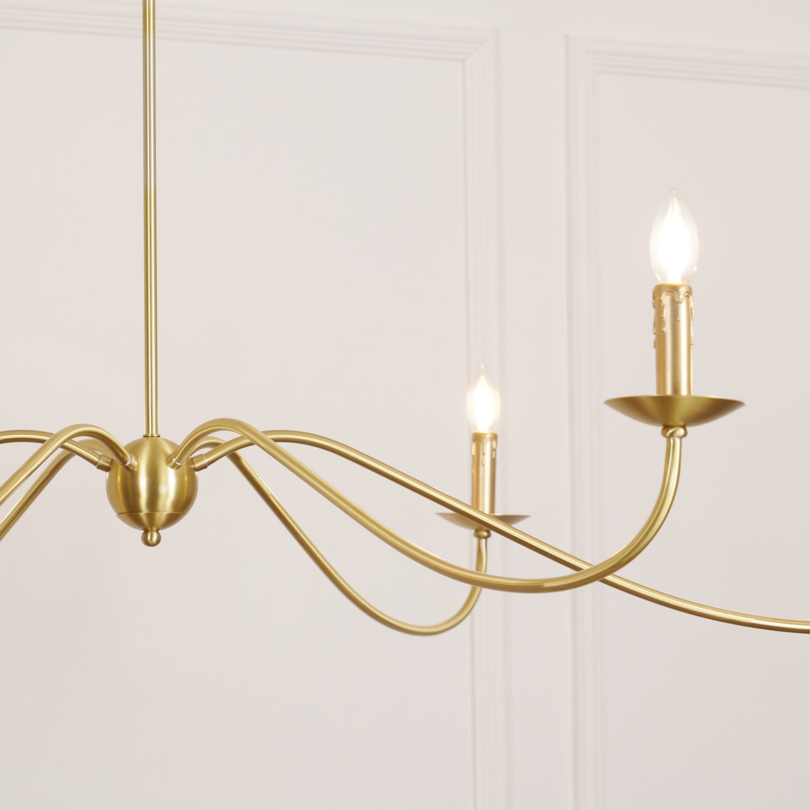 Silva Chandeliers Candle-style Arc Farmhouse - Letslighting