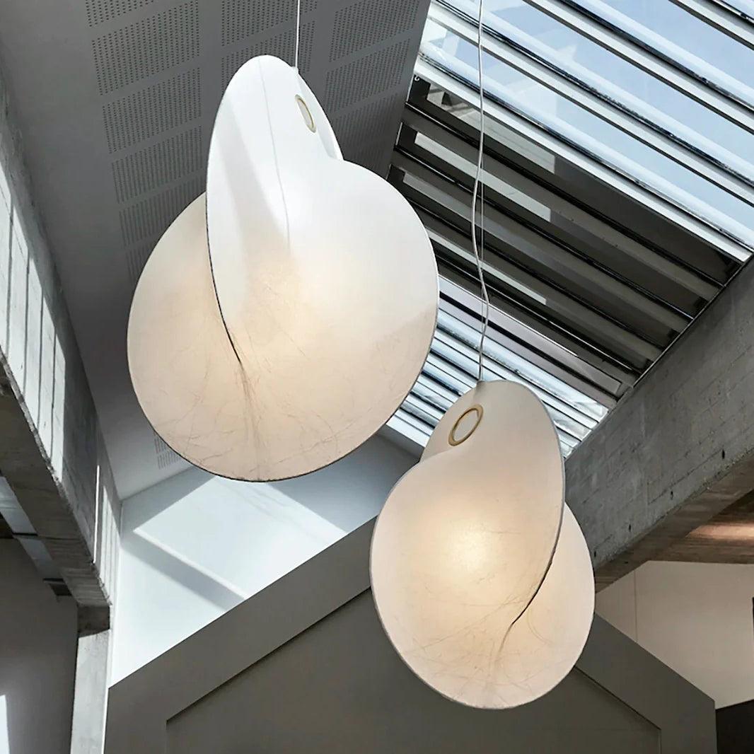 Ballet Pendant Lamp White Organic Shape - Letslighting