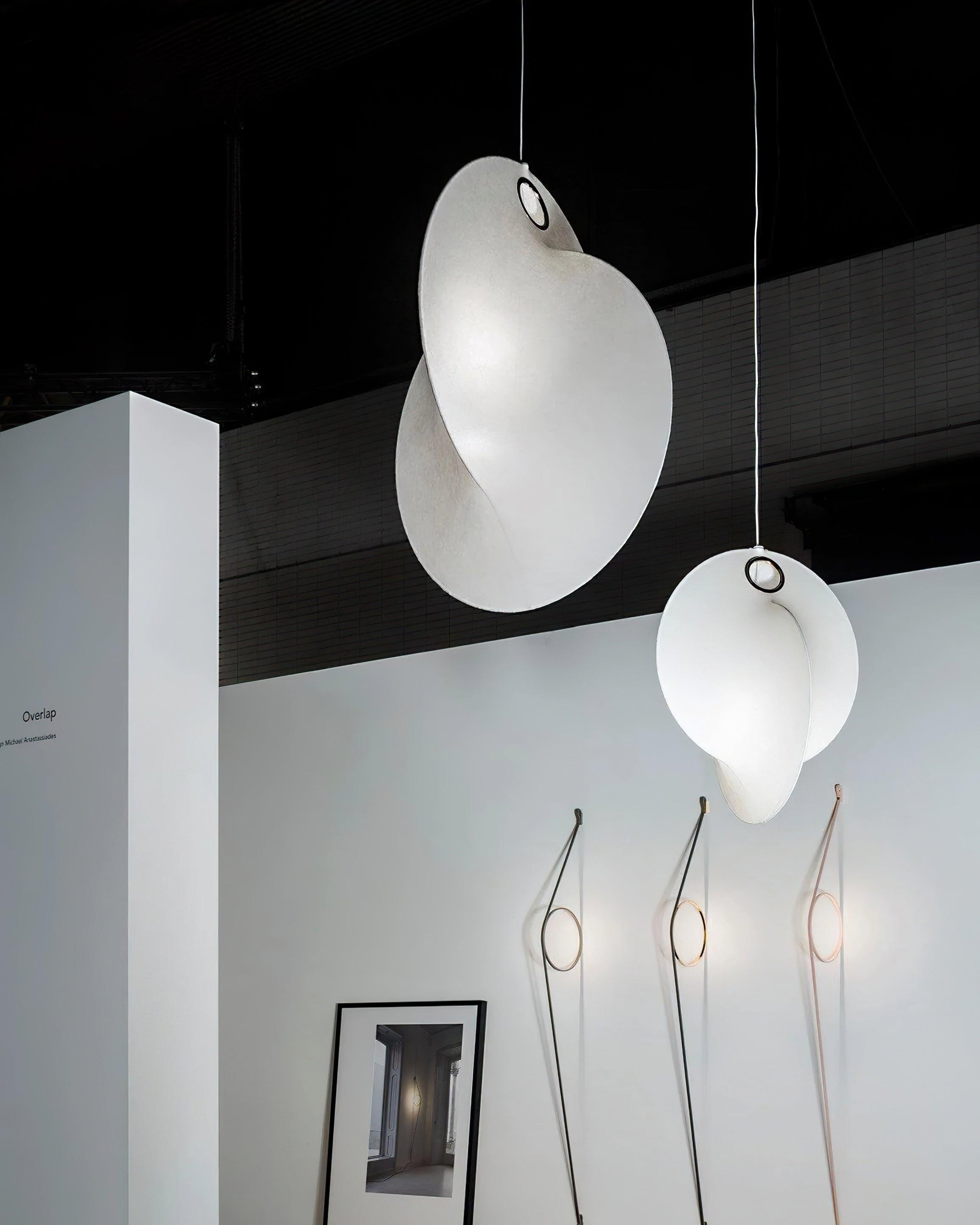 Ballet Pendant Lamp White Organic Shape - Letslighting