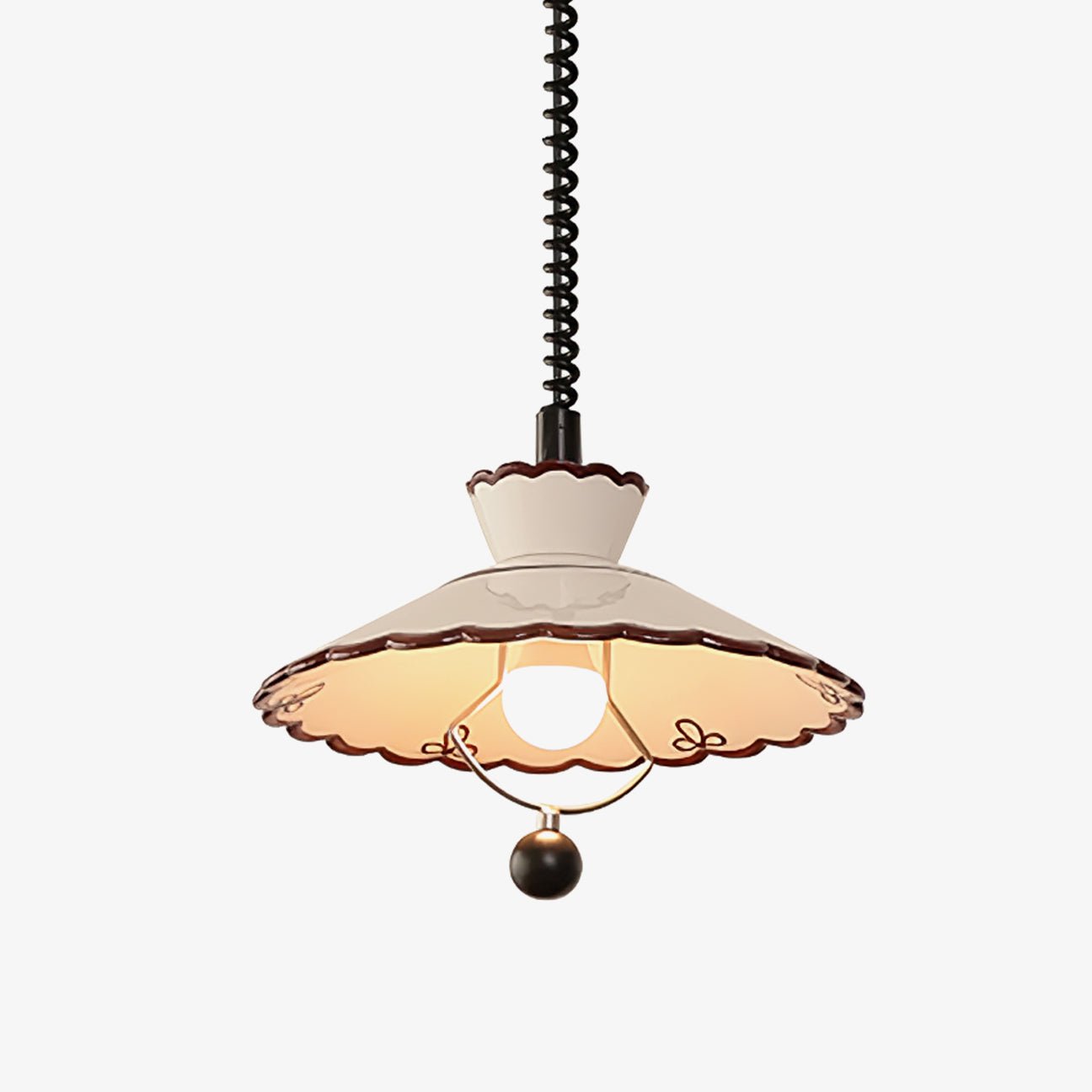 Scalloped Edge Pendant Lamp - Letslighting