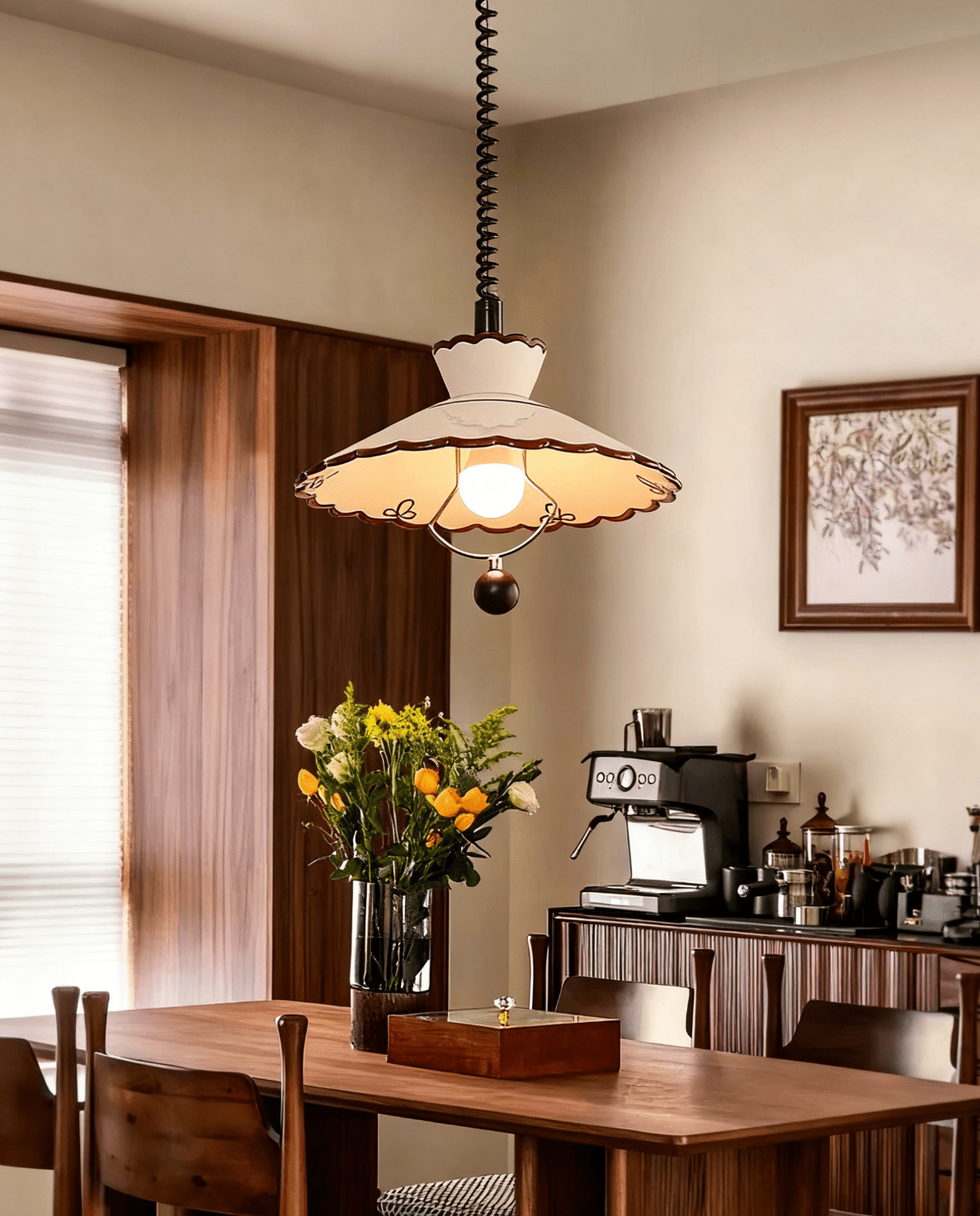 Scalloped Edge Pendant Lamp - Letslighting