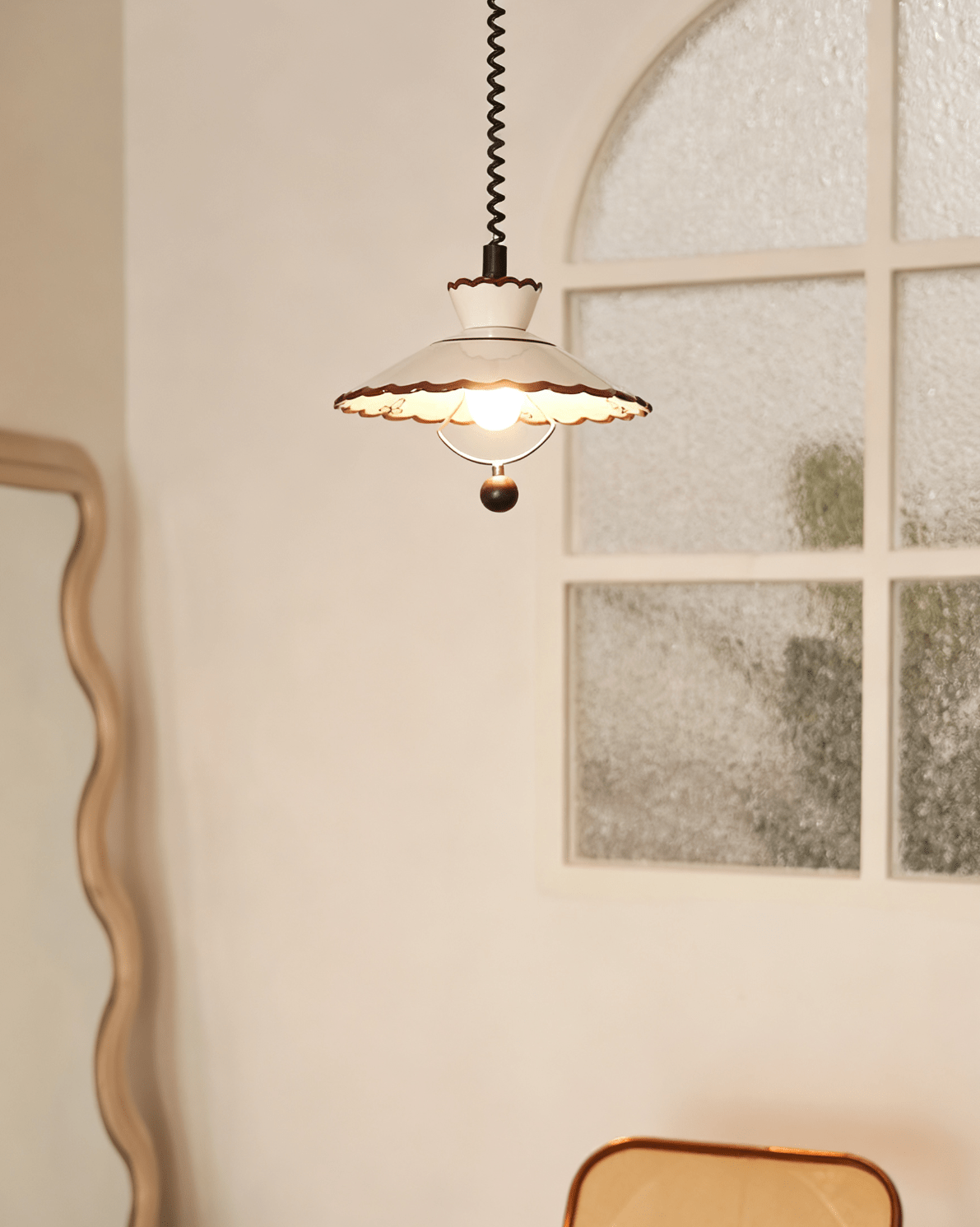 Scalloped Edge Pendant Lamp - Letslighting