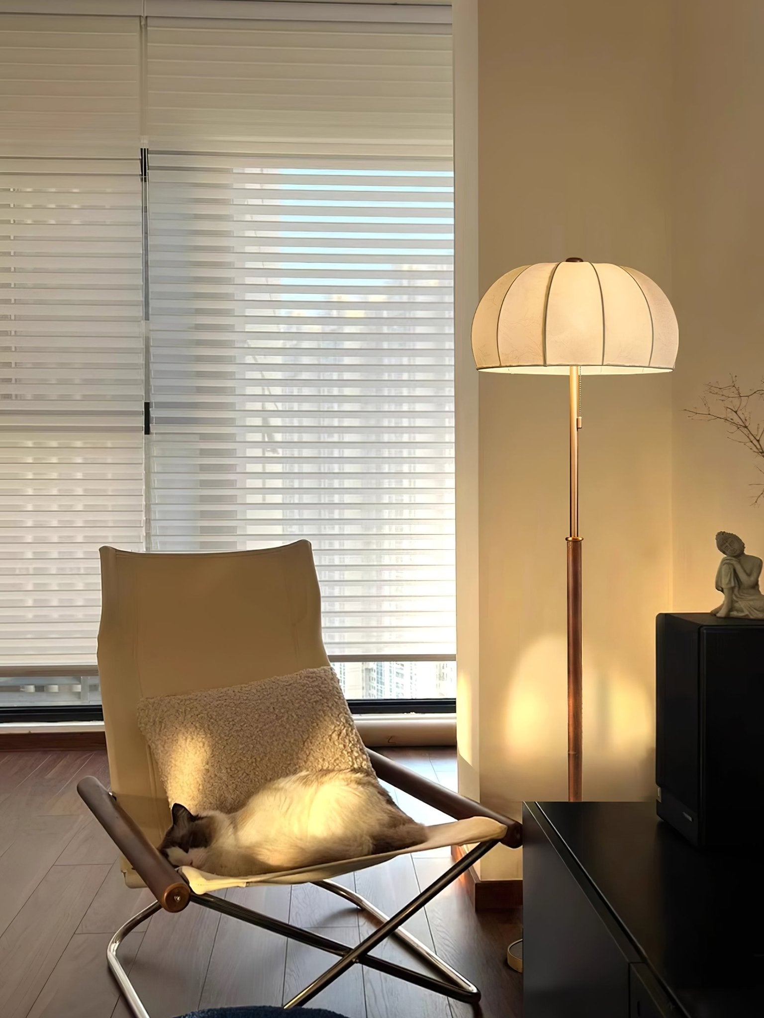 Lumisicen Fabric Wood Floor Lamp - Letslighting