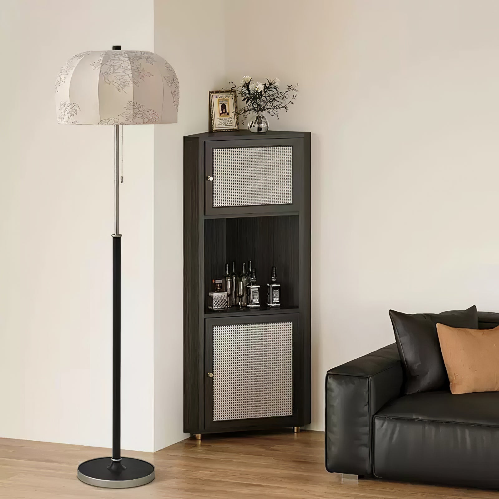 Lumisicen Fabric Wood Floor Lamp - Letslighting