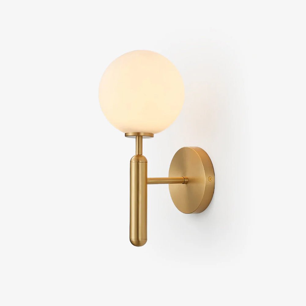 Ilirila Modern Minimalist Brass Glass Wall Light - Letslighting