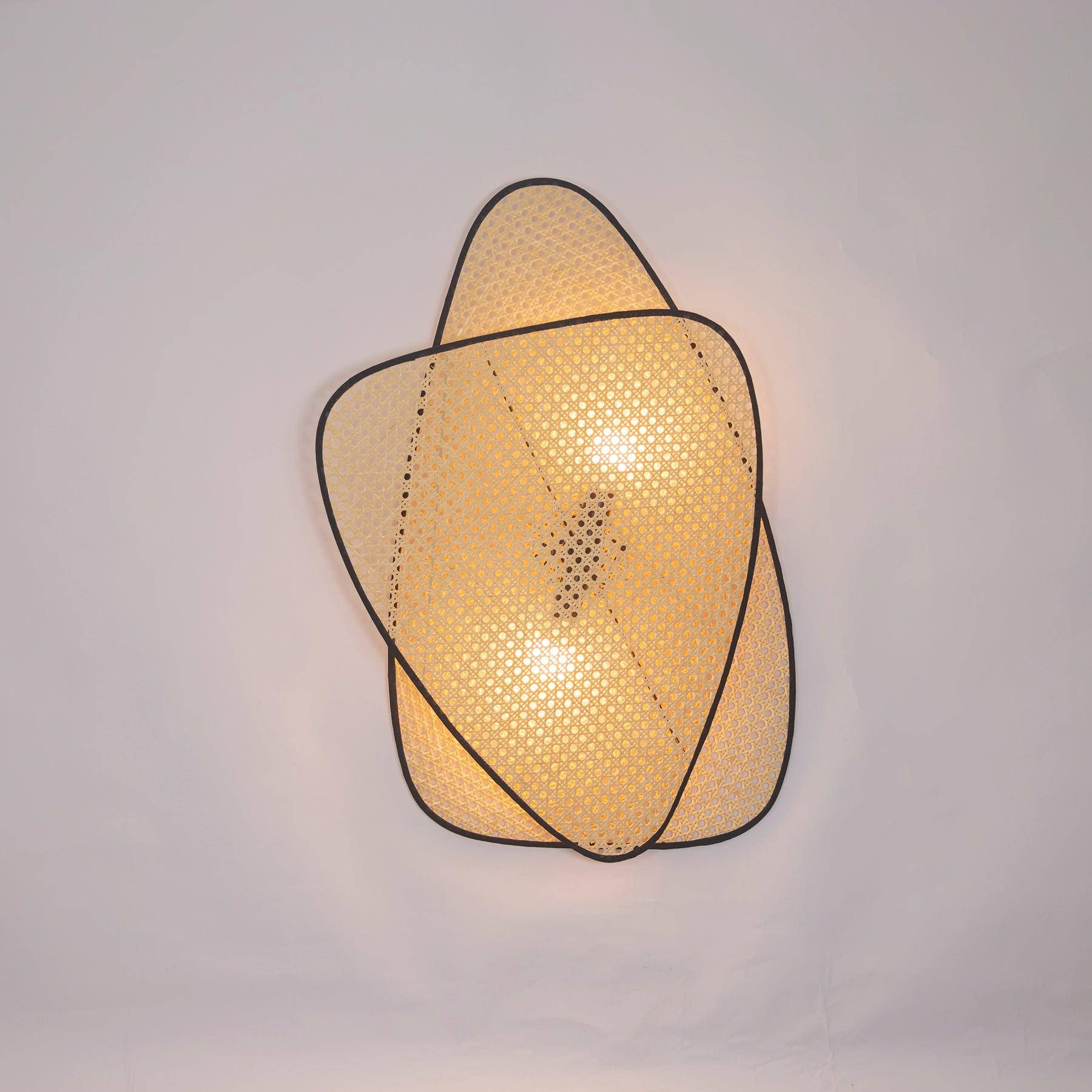Uvelan Art Natural Cannage Bamboo Sconce Wall lamp - Letslighting
