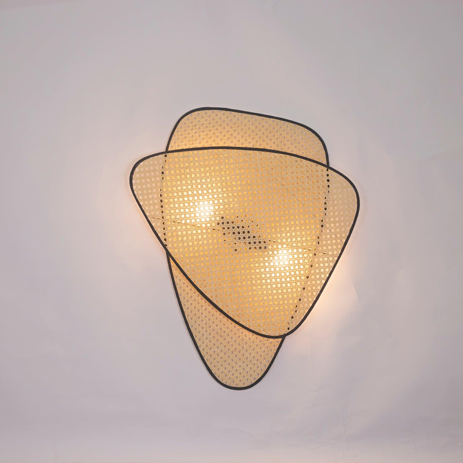 Uvelan Art Natural Cannage Bamboo Sconce Wall lamp - Letslighting