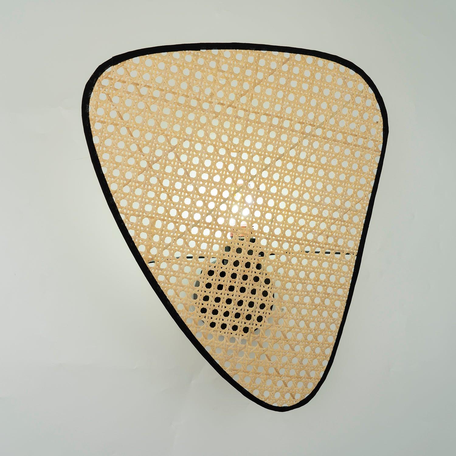 Uvelan Art Natural Cannage Bamboo Sconce Wall lamp - Letslighting