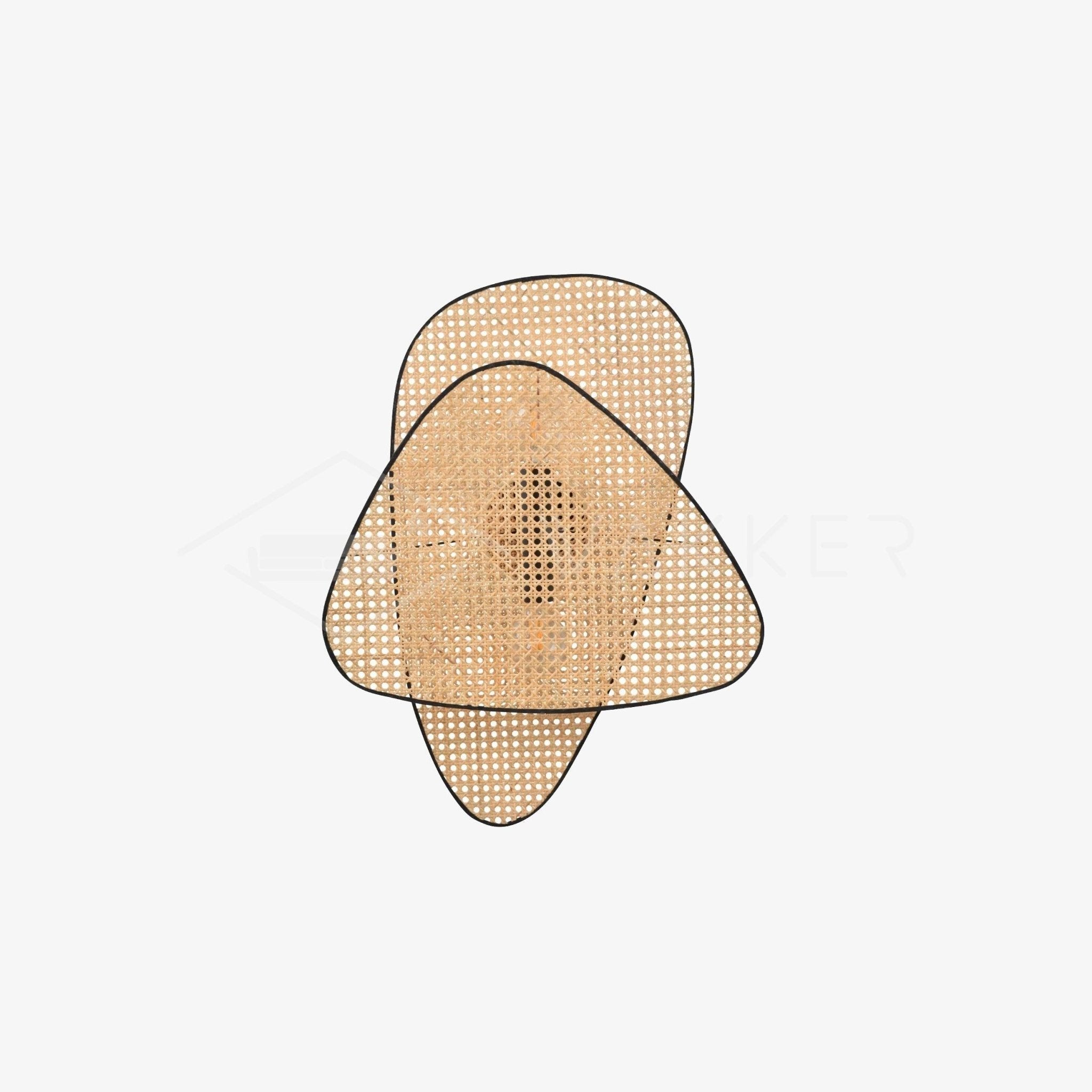 Uvelan Art Natural Cannage Bamboo Sconce Wall lamp - Letslighting