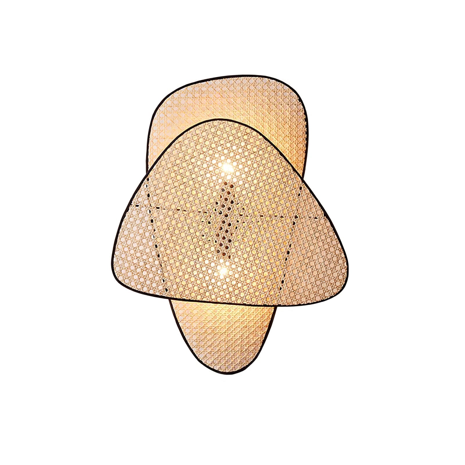 Uvelan Art Natural Cannage Bamboo Sconce Wall lamp - Letslighting