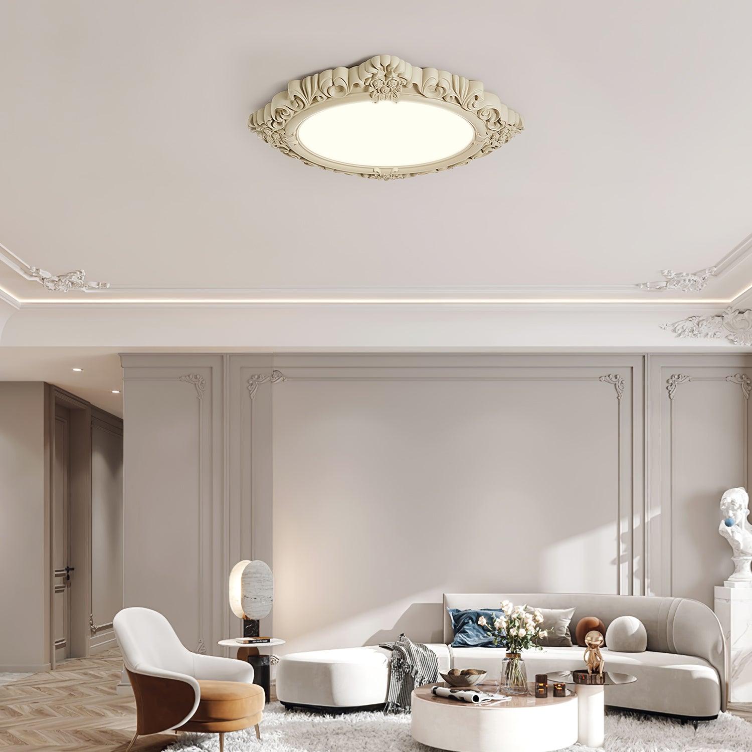 Avraee Sculpted Resin Ceiling Lamp - Letslighting