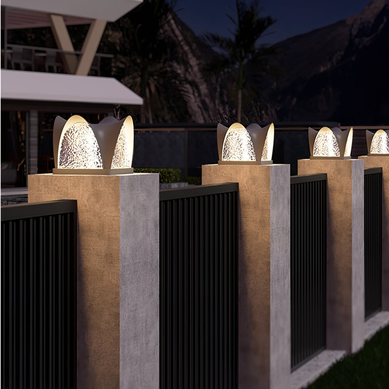 Veyra Modern Solar Outdoor Light - Letslighting