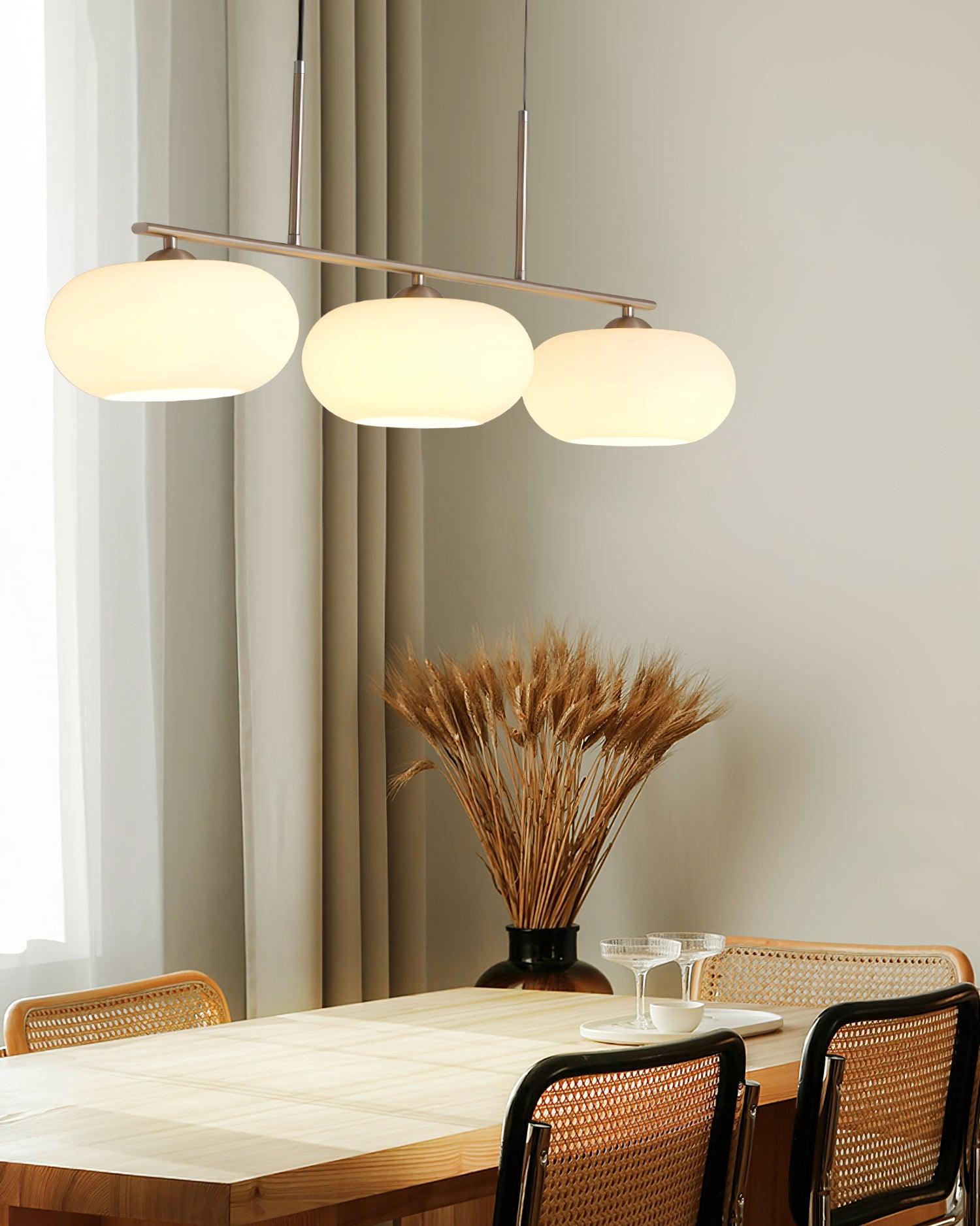 Lustra Pendant Lamp 3-Light Globe Shaped Linear - Letslighting