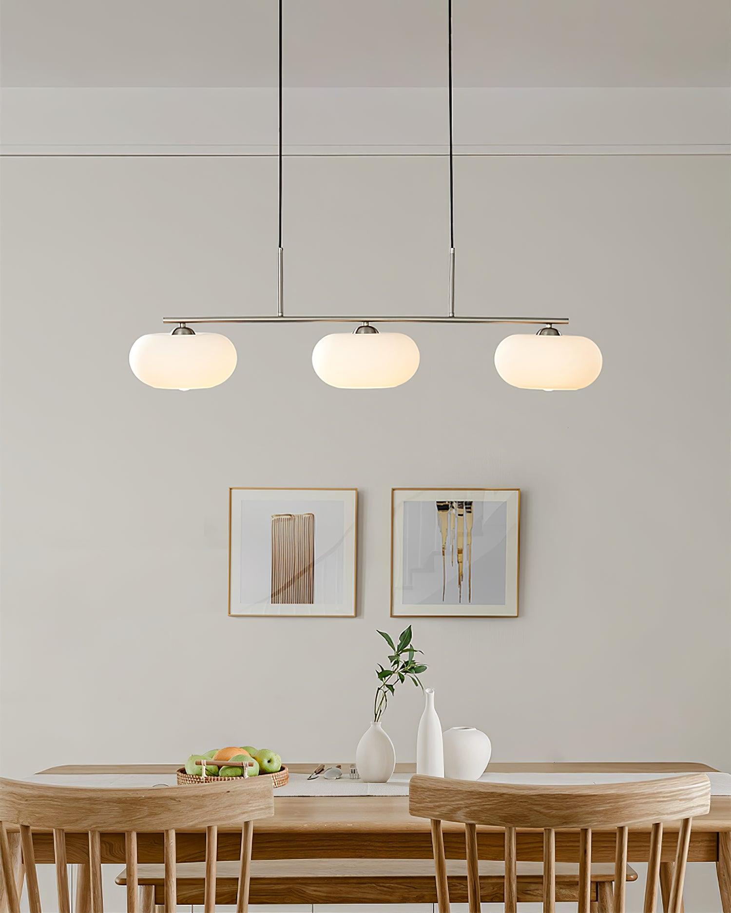 Lustra Pendant Lamp 3-Light Globe Shaped Linear - Letslighting